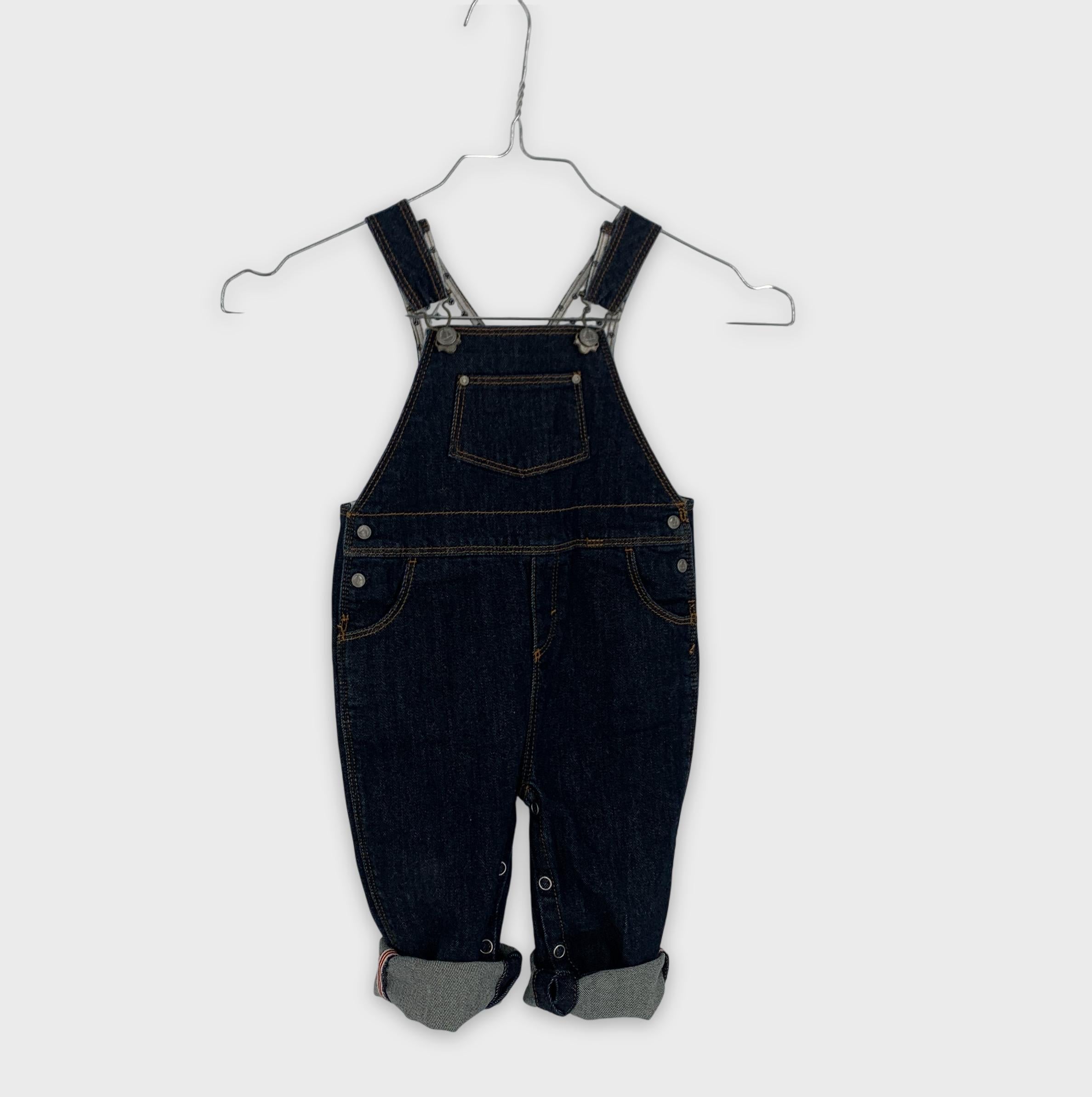 0-Petit Bateau - Salopette - 12m/74cm