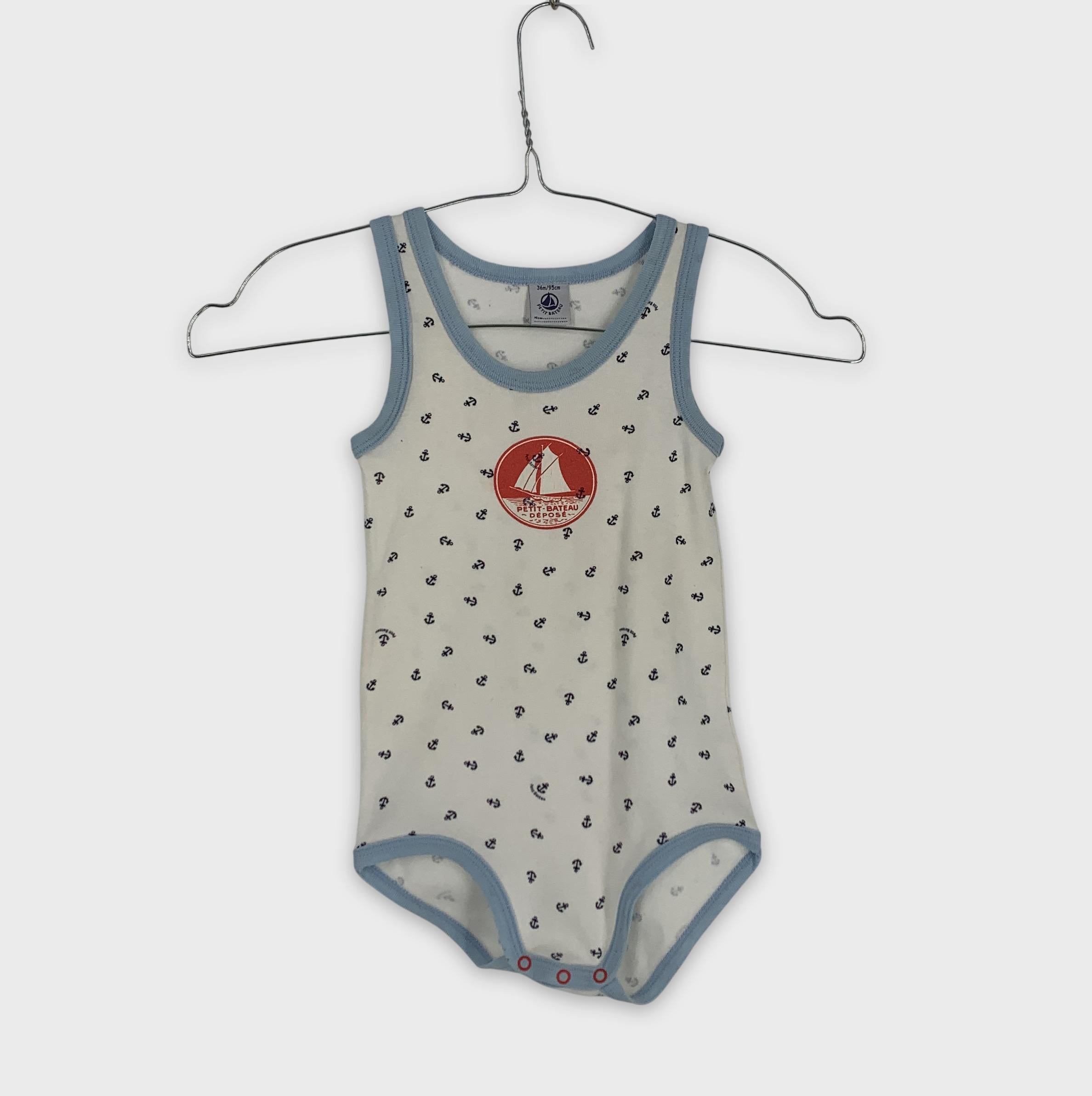 0-Petit Bateau - Body - 36m/95cm