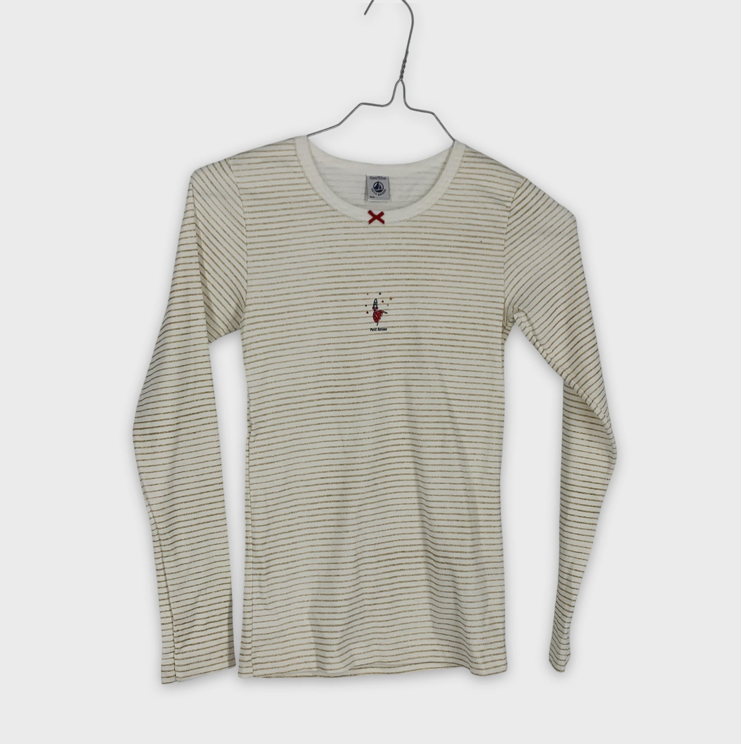 0-Petit Bateau - T-shirt manches longues - 12ans/152cm