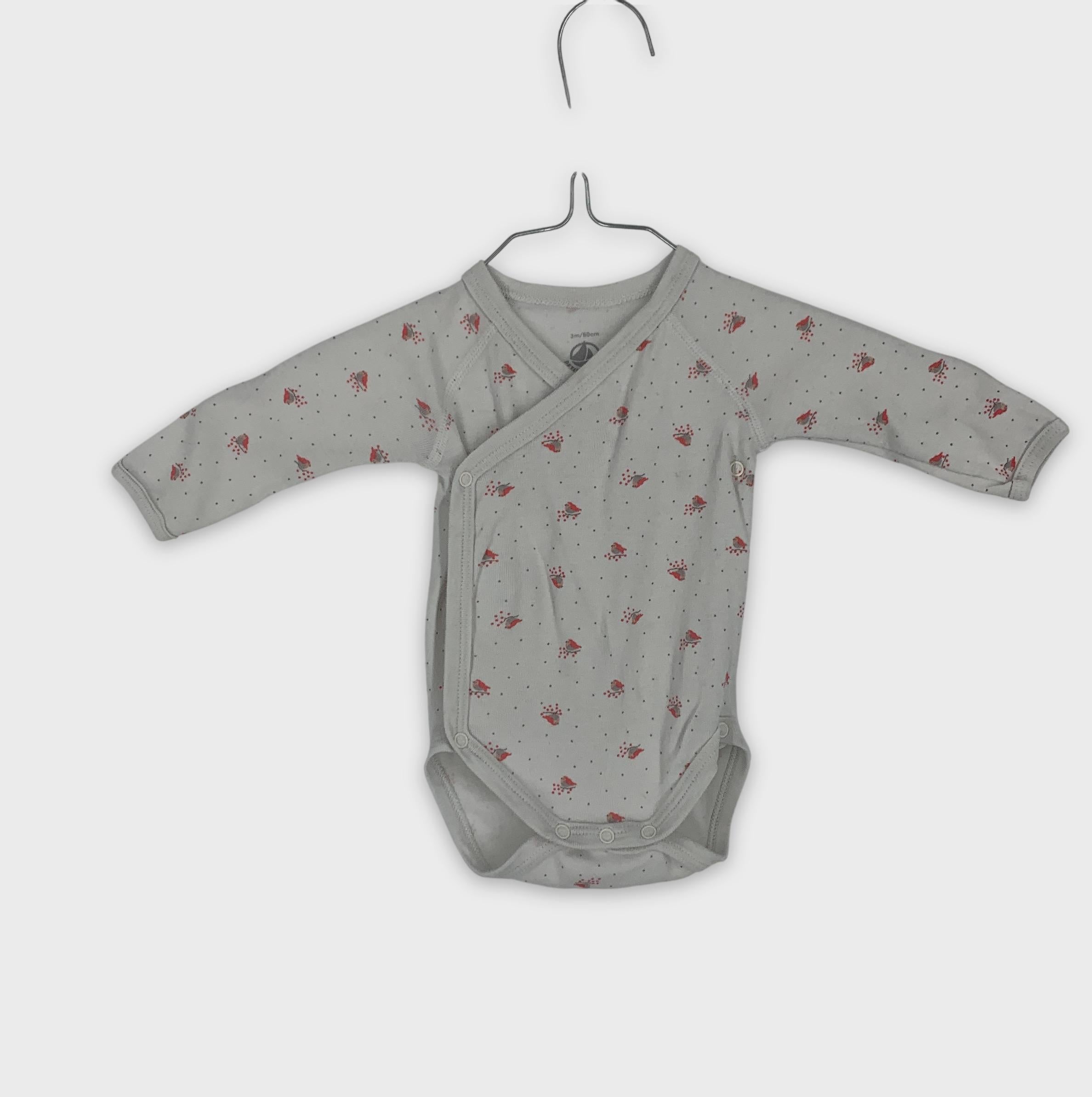0-Petit Bateau - Body Croisé - 3m