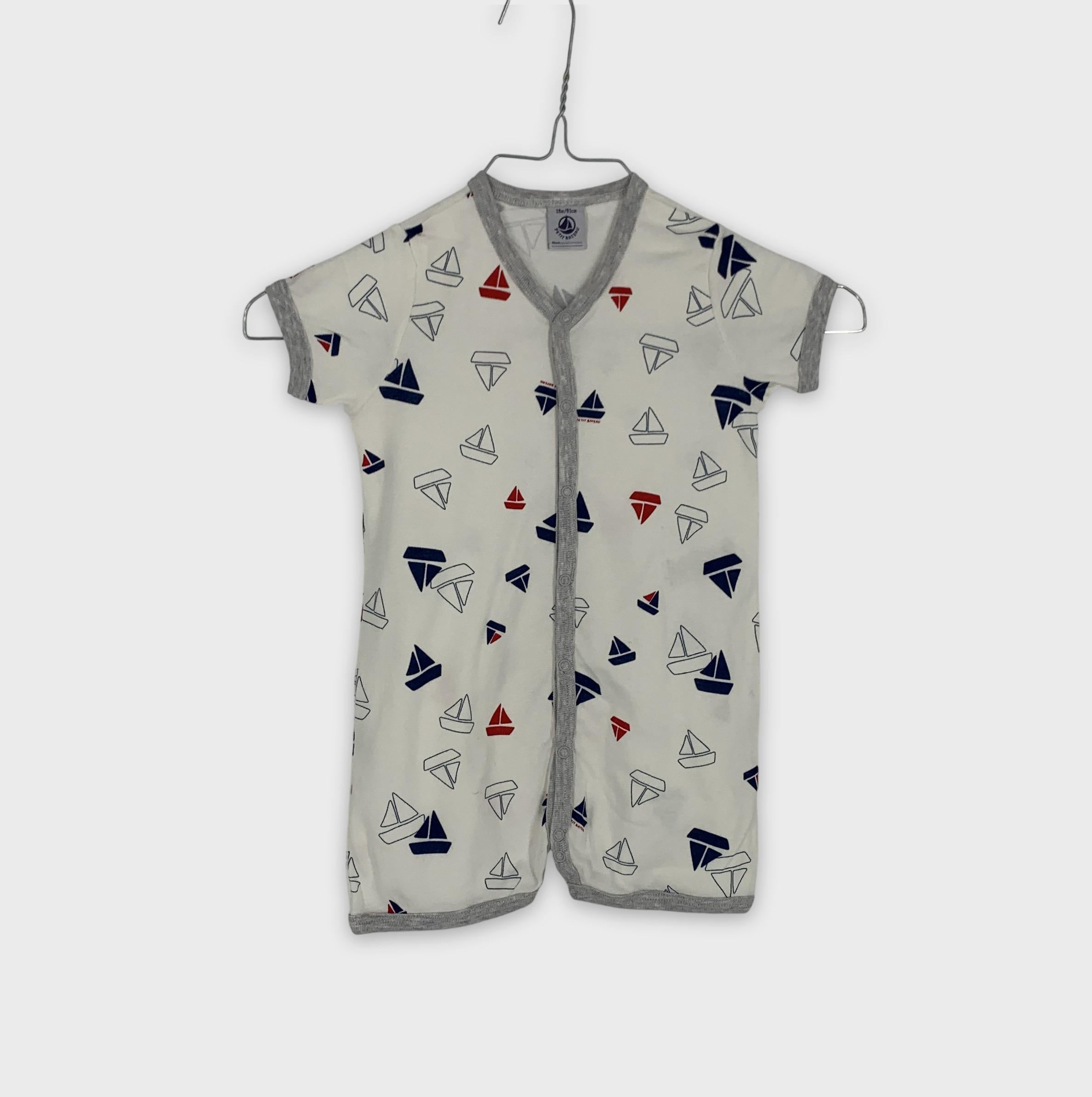 0-Petit Bateau - Body - 18 mois
