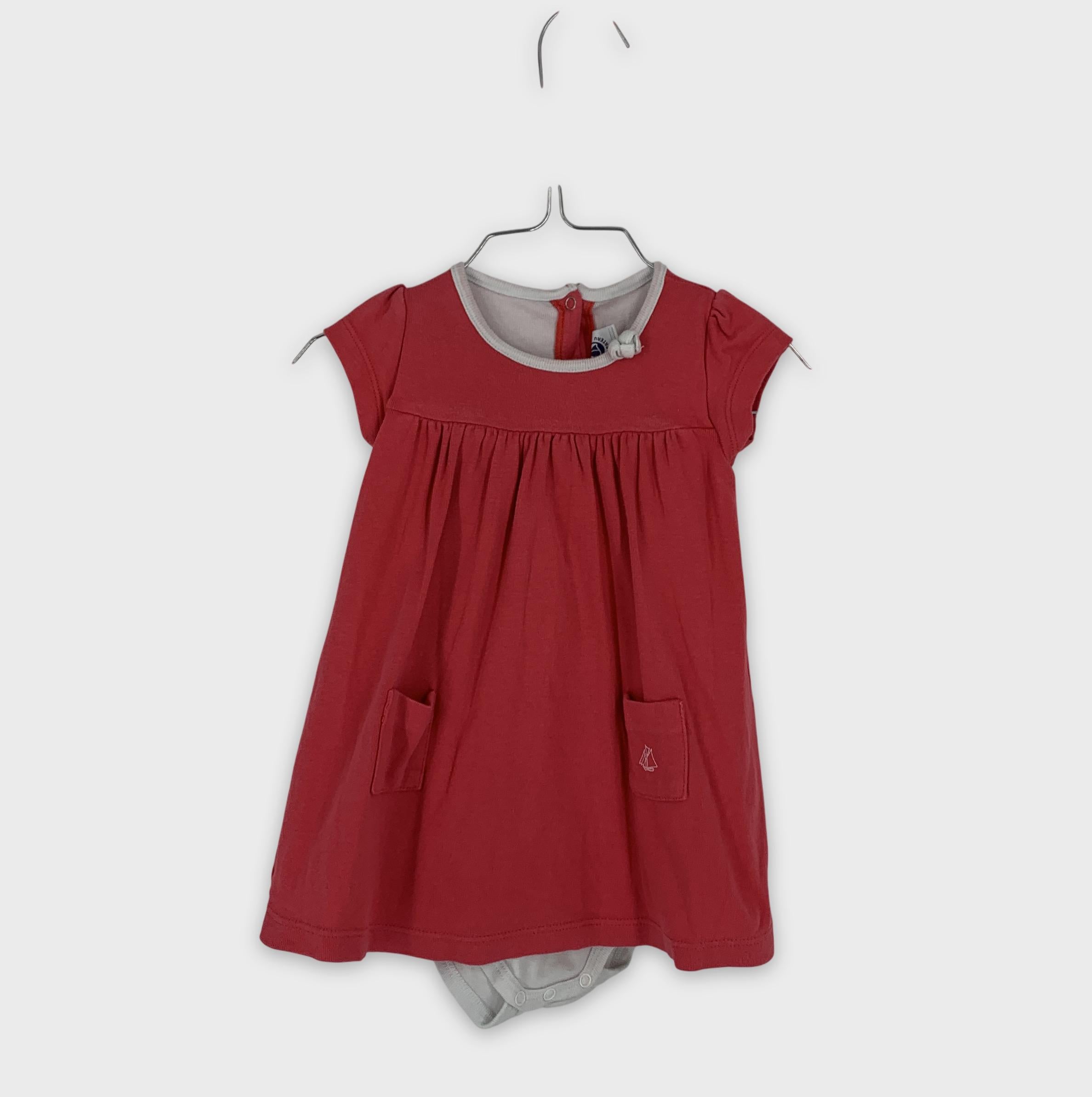 0-Petit Bateau - Robe - 12M/74cm