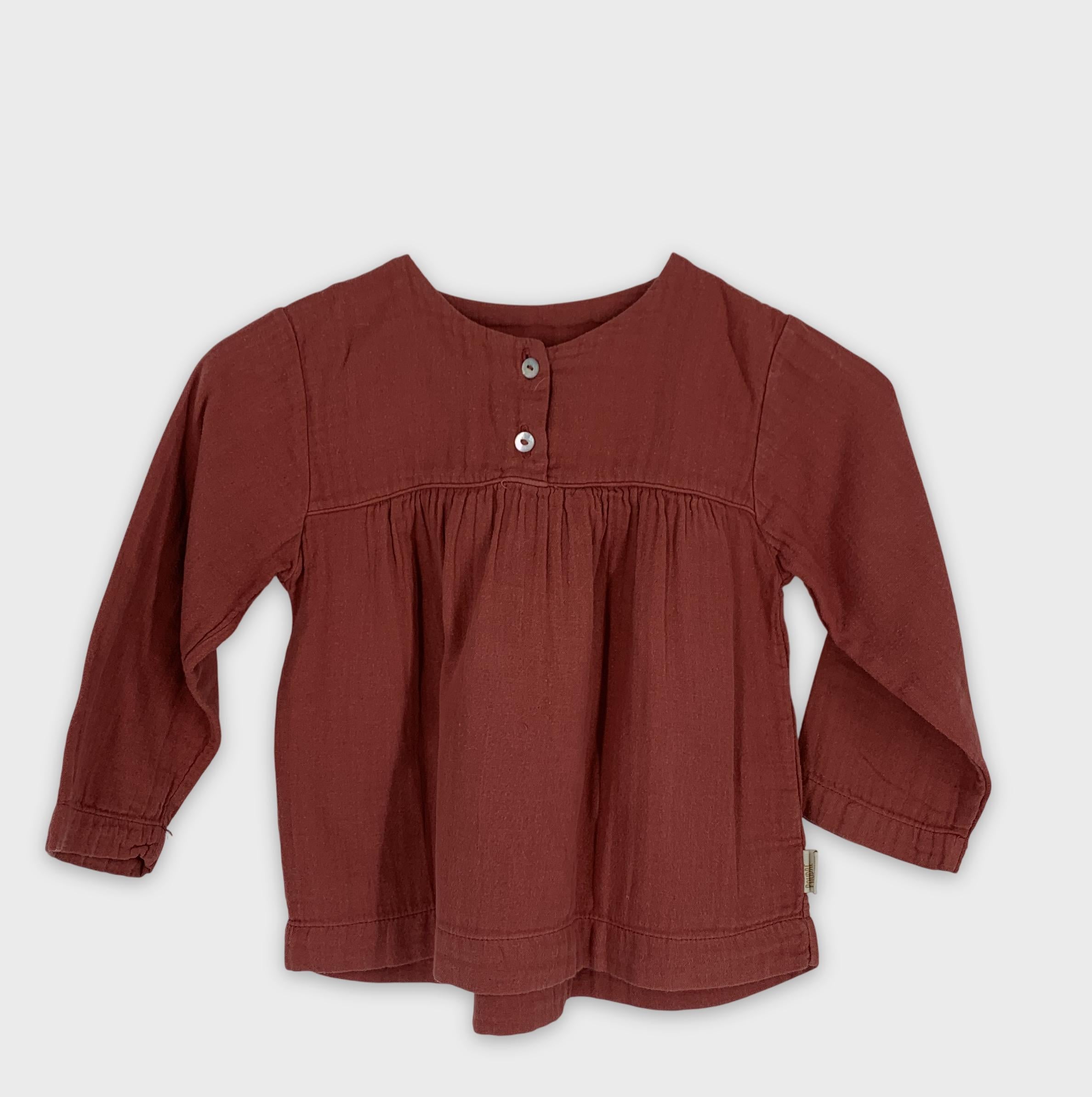 0-Poudre Organic - Blouse - 12M