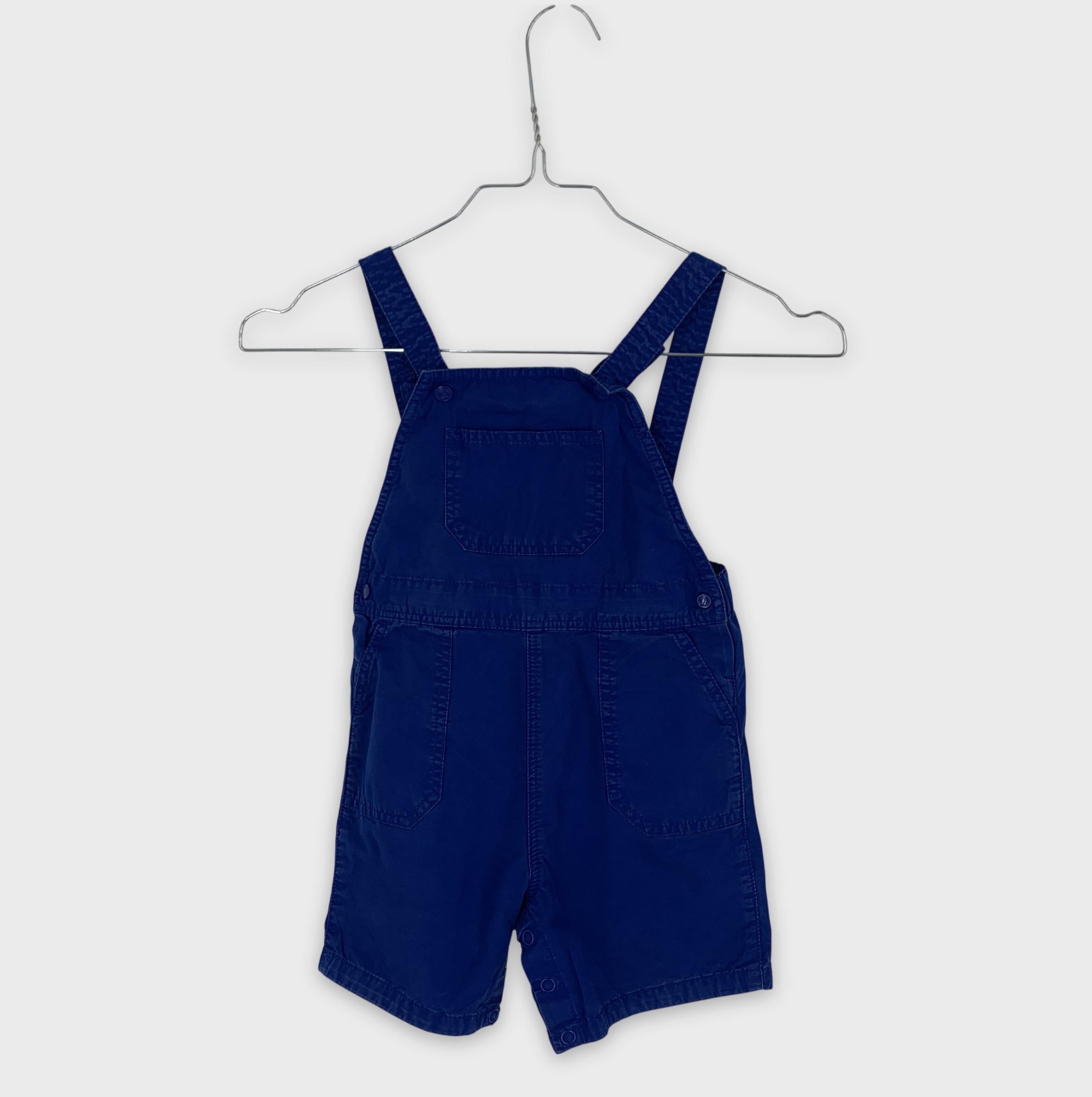 0-Petit Bateau - Salopette courte - 24m/86cm