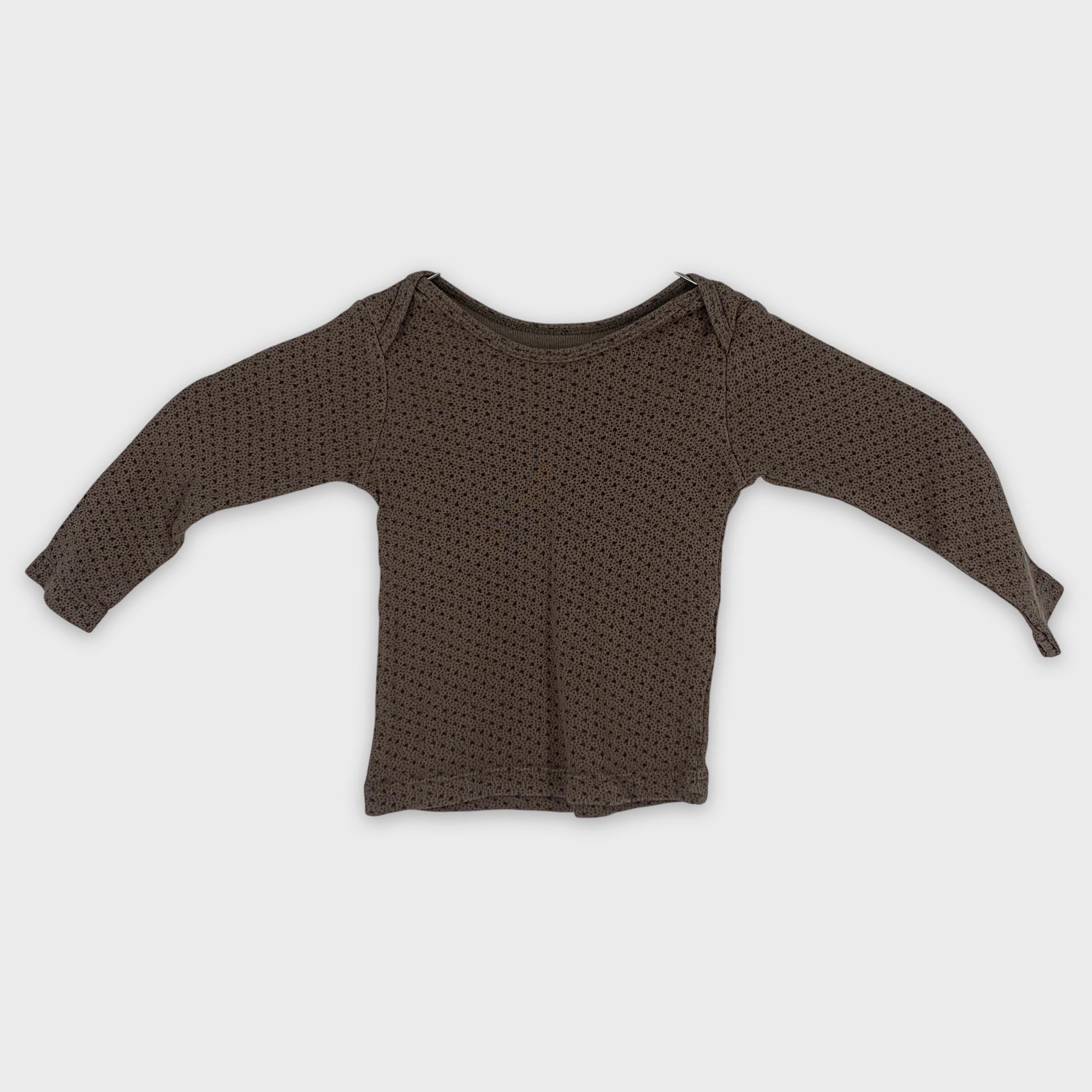 0-Bonton - Haut manches longues - 6M