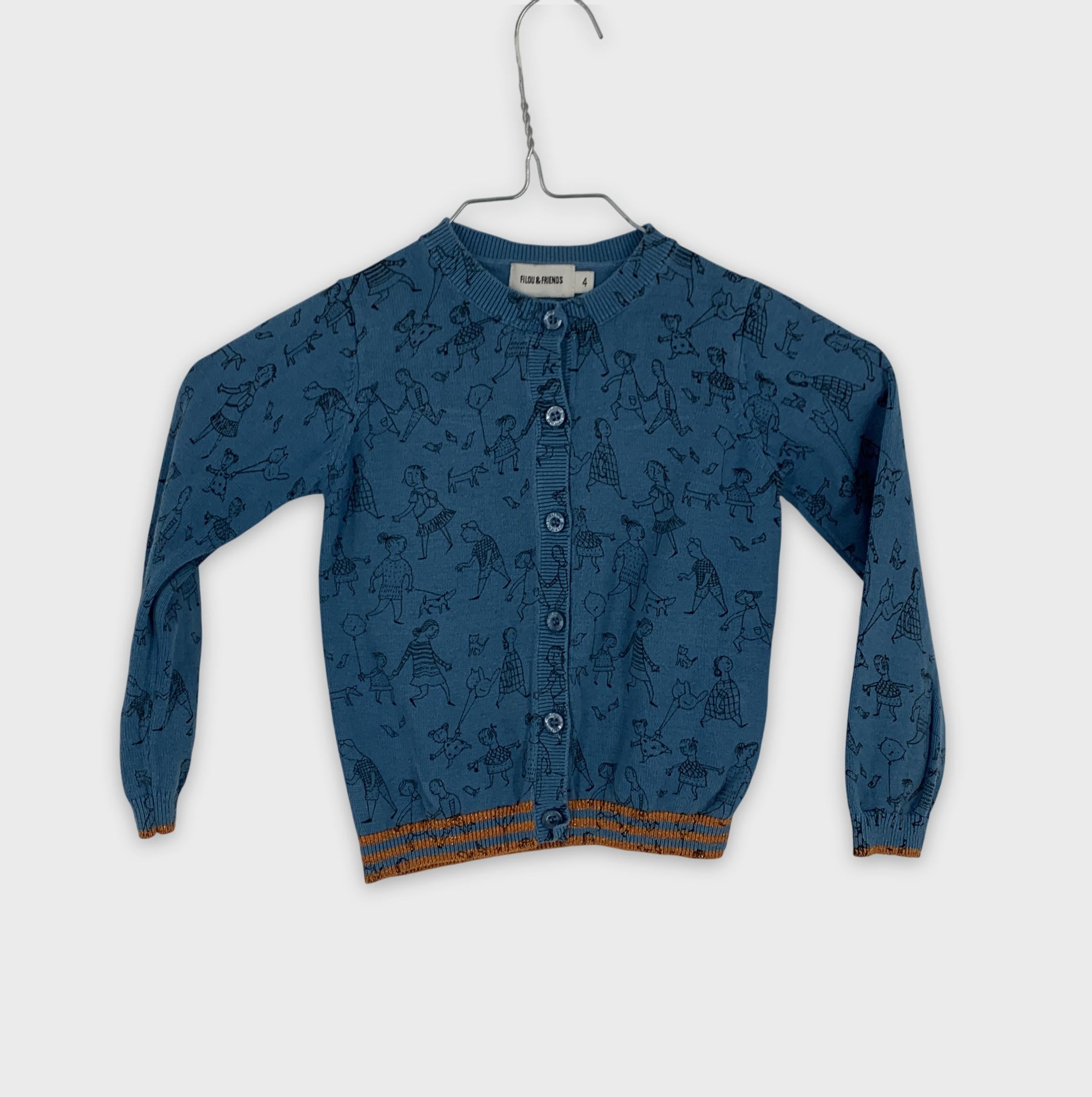 0-Filou & Friends - Gilet - 4 ans