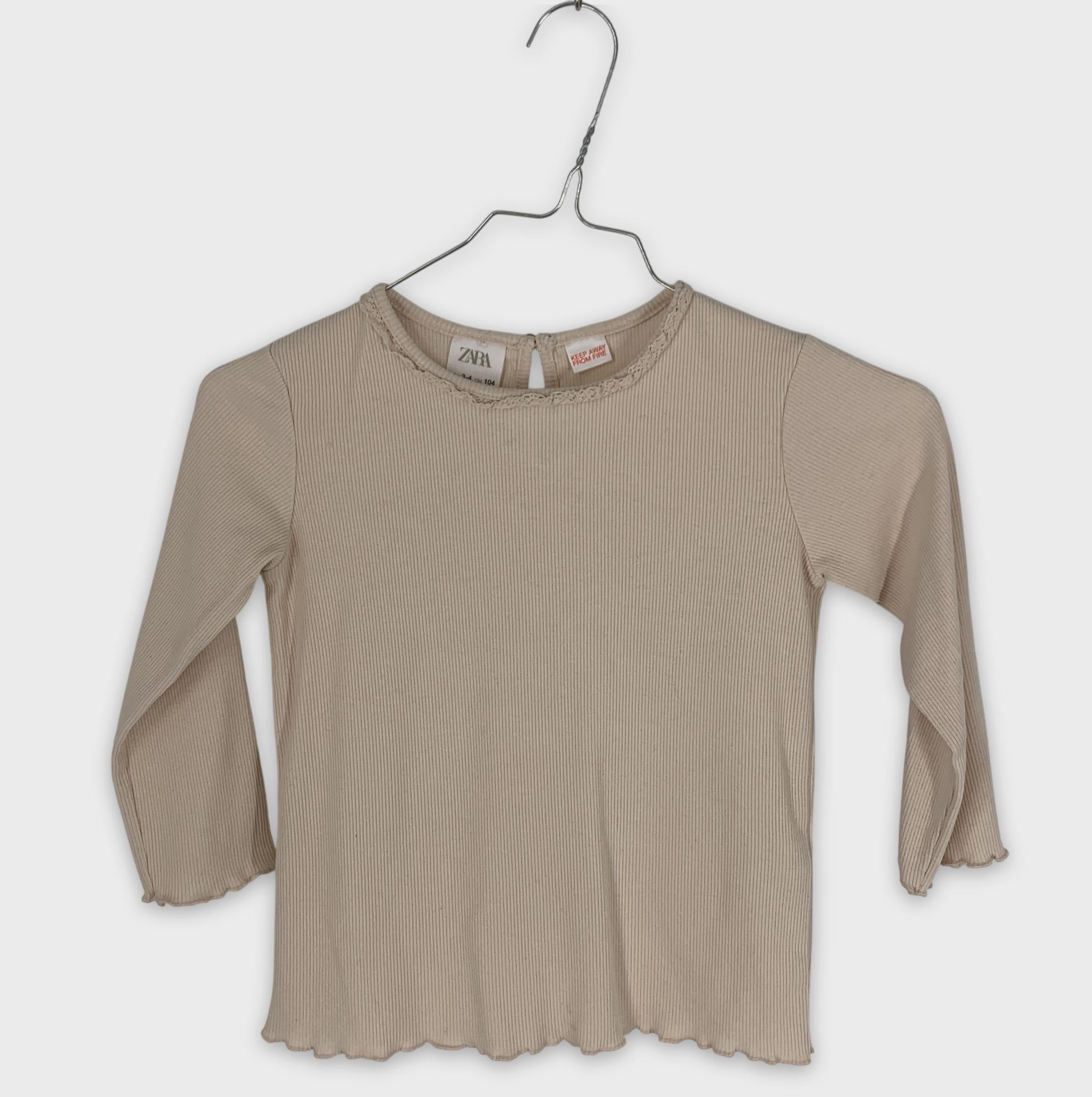 0-Zara - Haut à manches longues - 3-4 ans