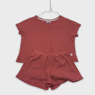 0-Petit Bateau - Ensemble T-shirt et Short - 3A/95cm