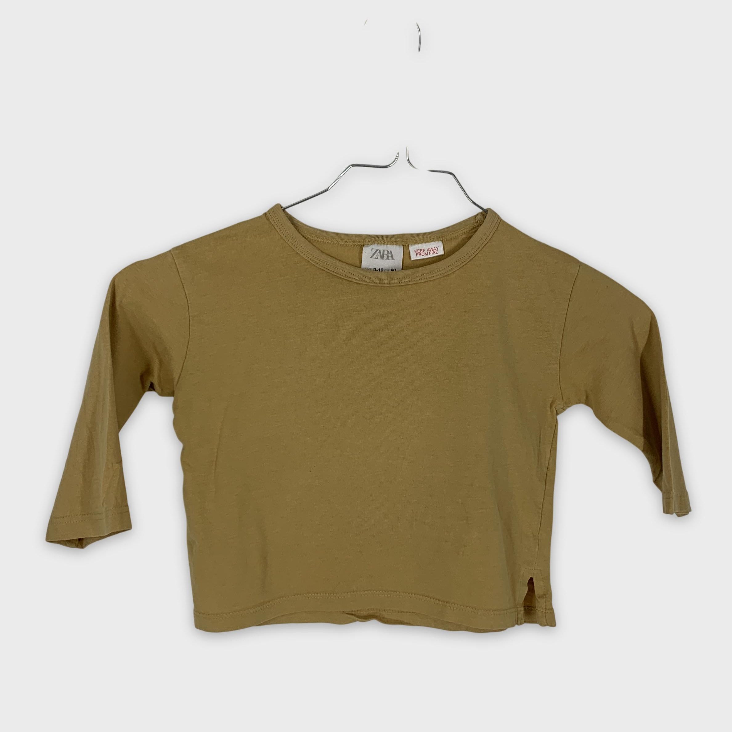 0-Zara - T-shirt manches longues - 9-12 mois