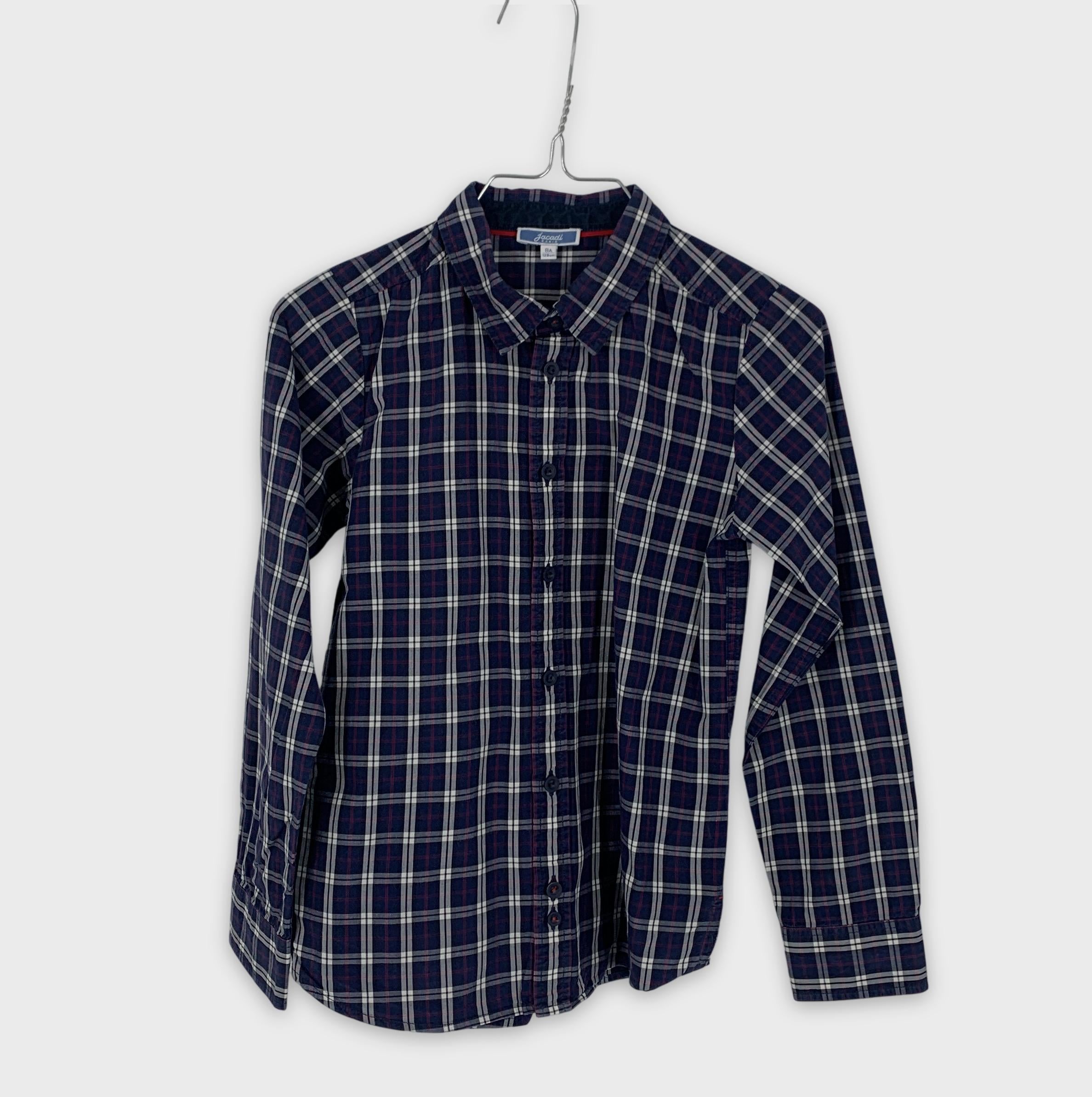 0-Jacadi - Chemise à carreaux - 8A