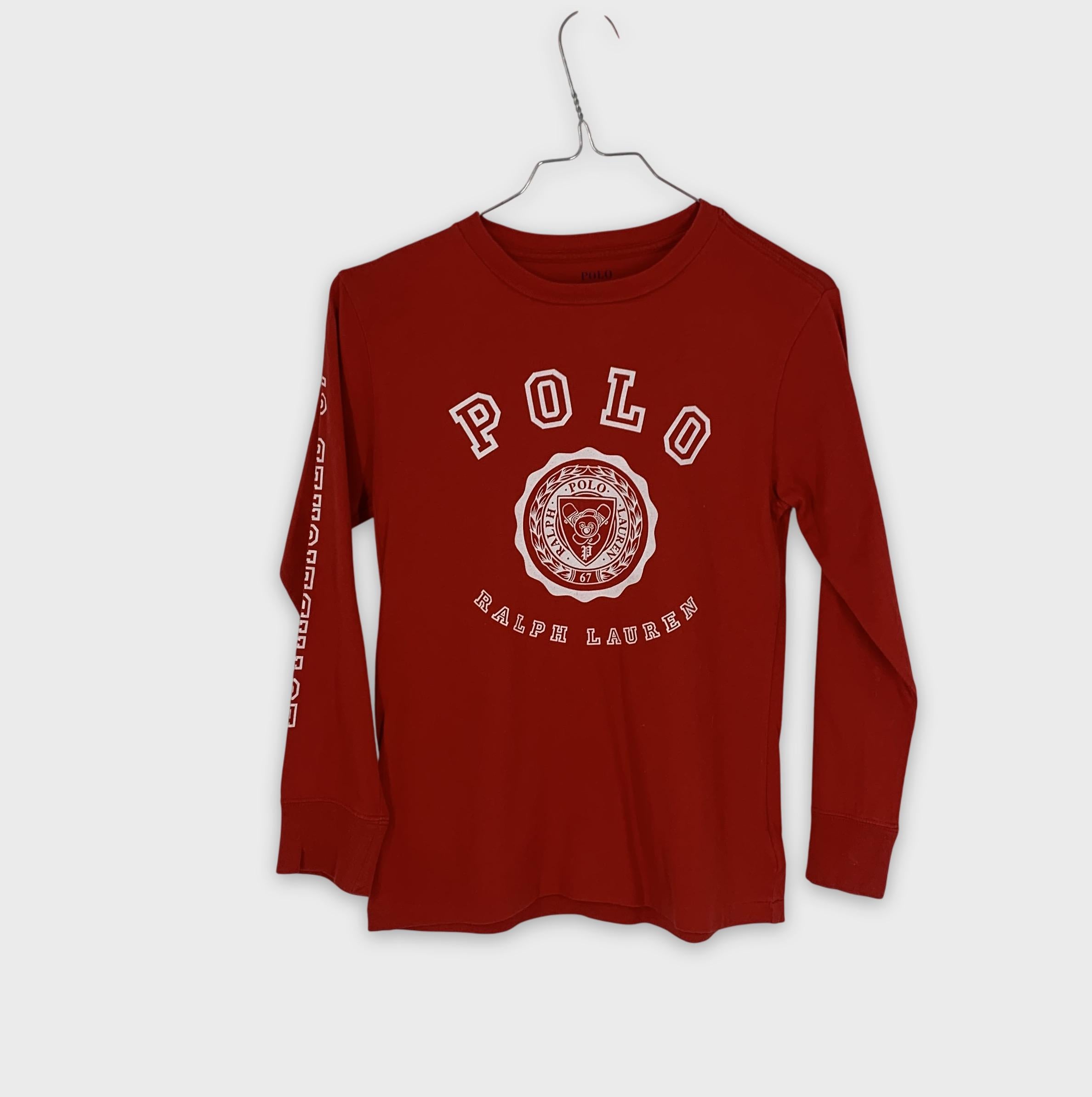 0-Polo Ralph Lauren - T-shirt manches longues - 140/68