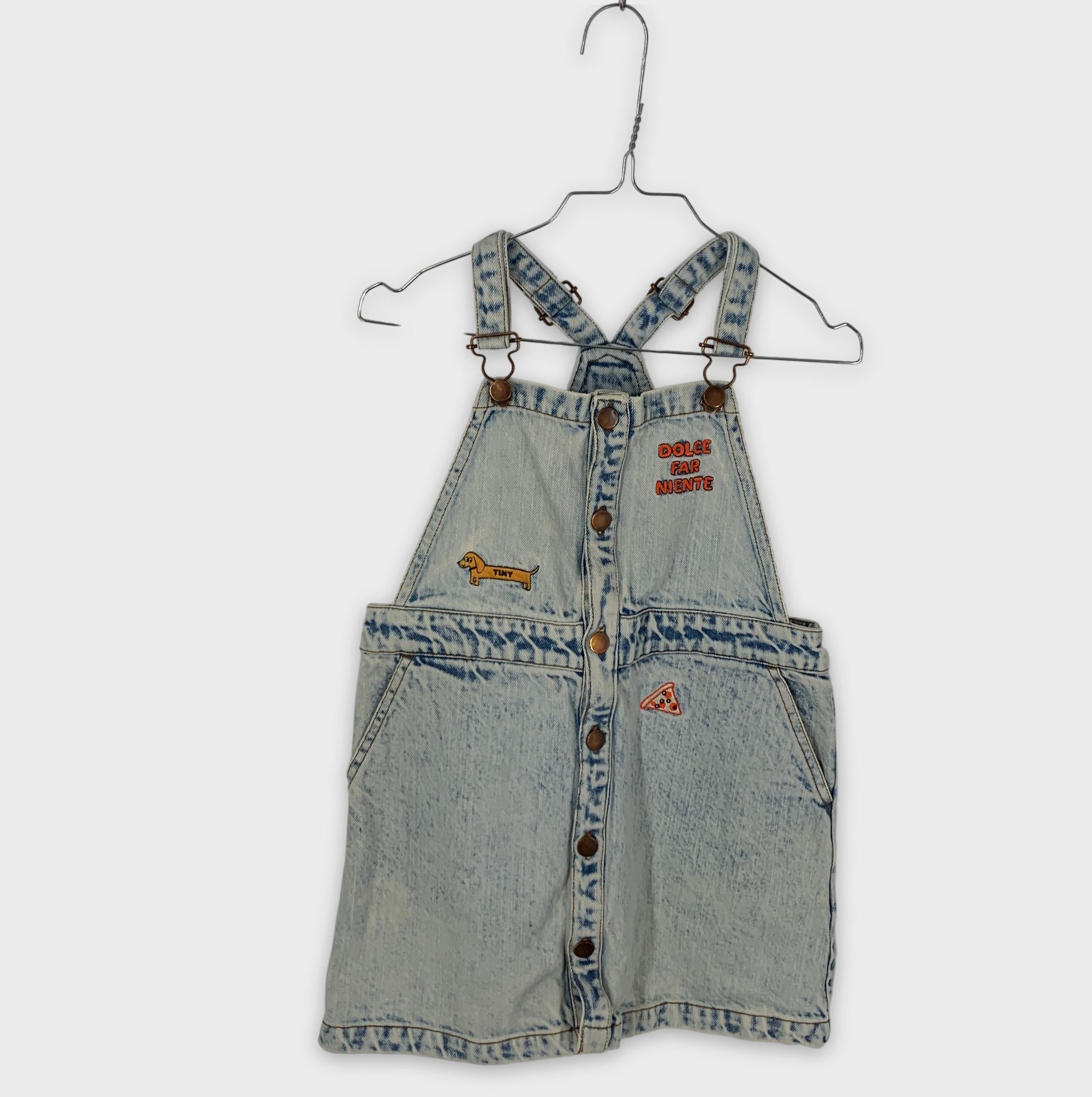 0-Tinycottons - Robe Salopette - 6Y