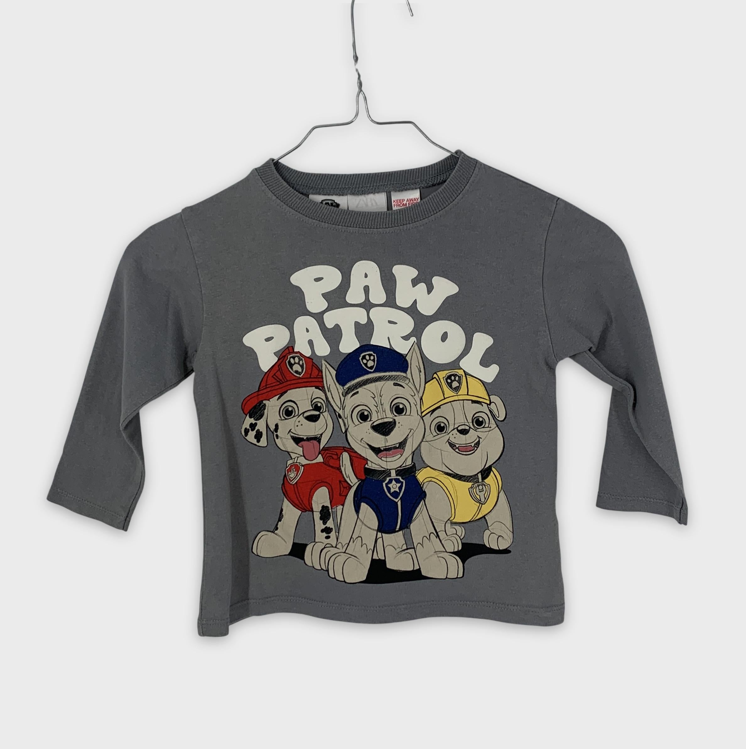 0-H&M - T-shirt manches longues Paw Patrol - 18-24 mois