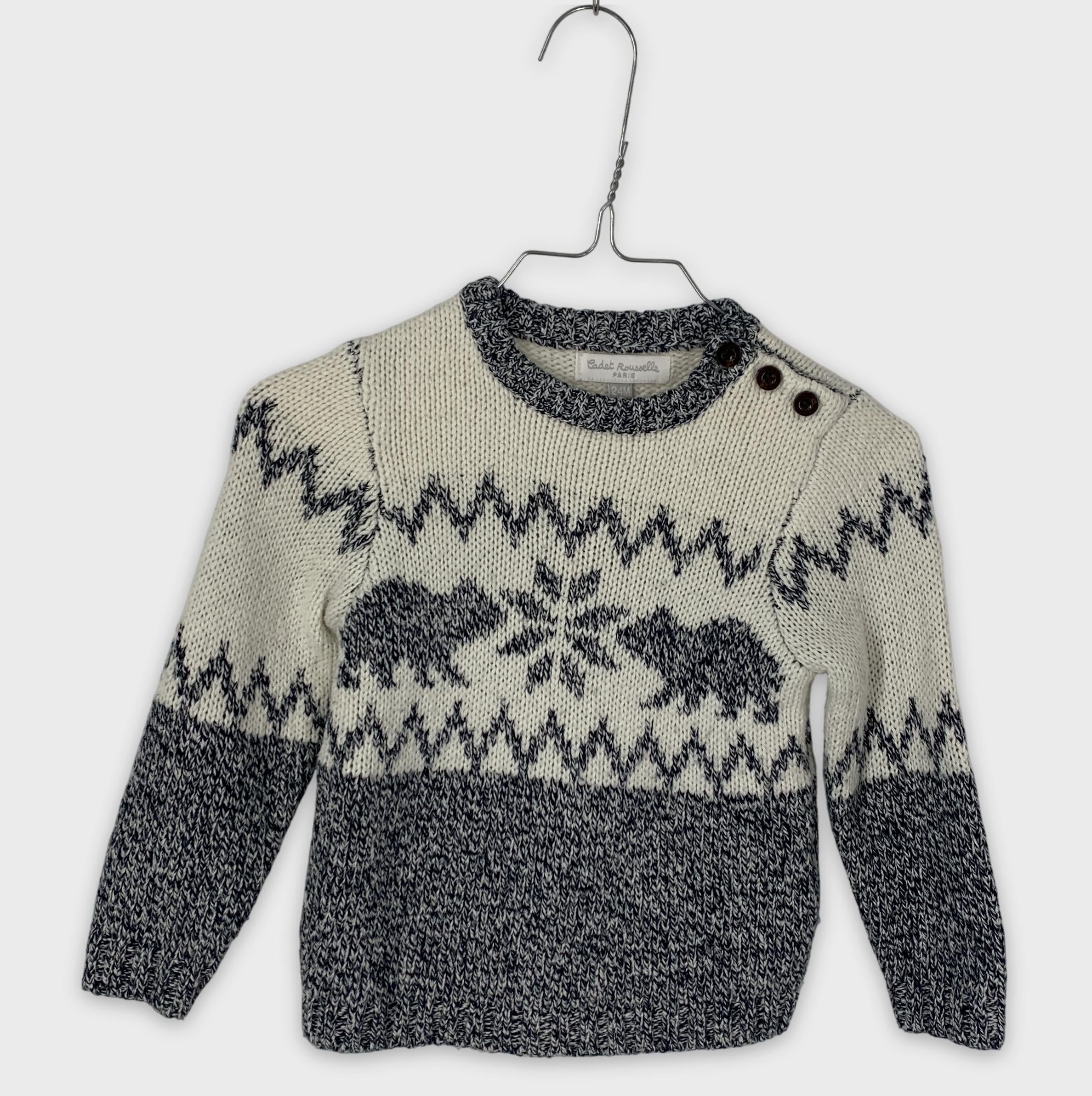 0-Ernest Rousselle Paris - Pull - 24M