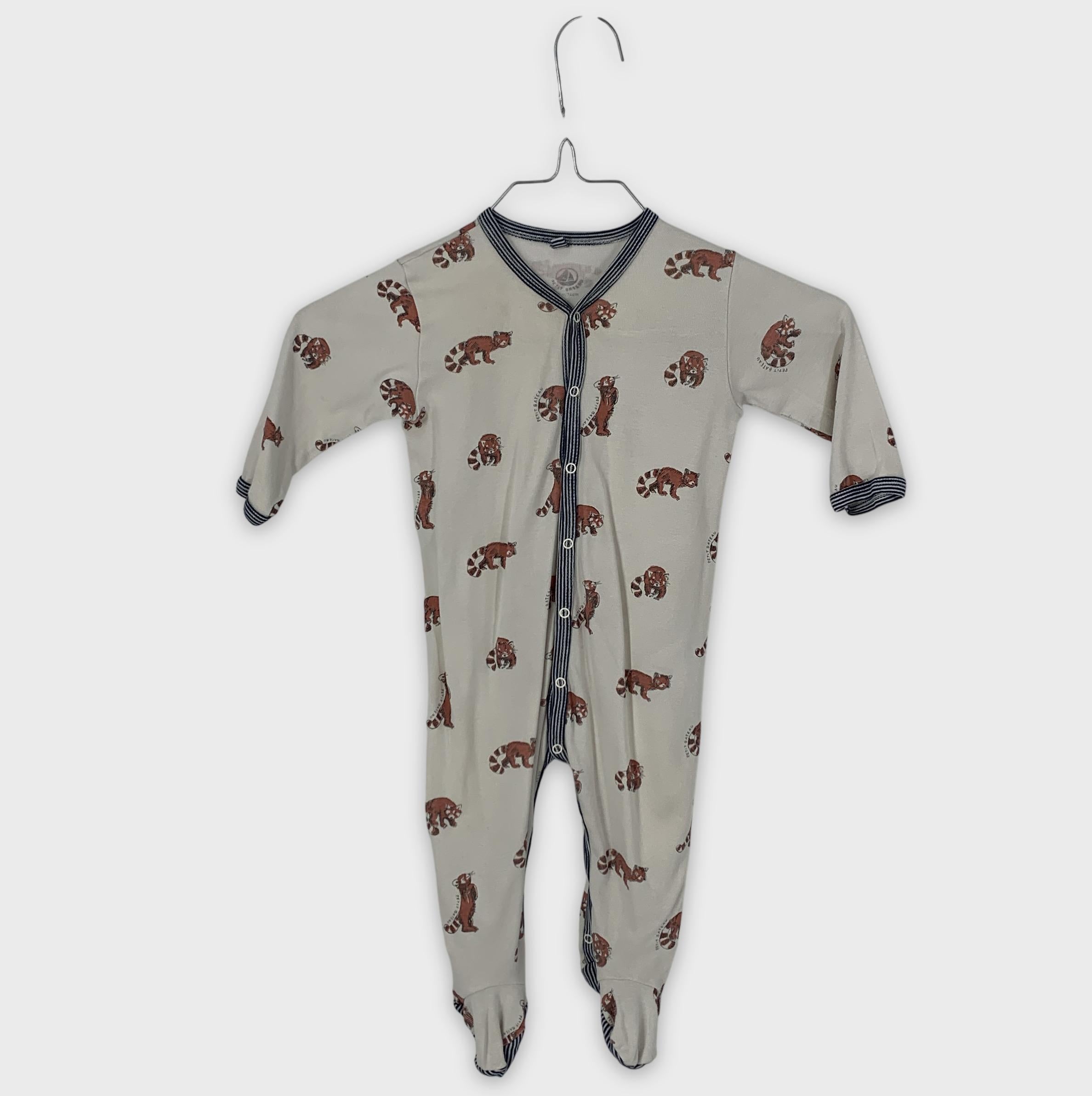 0-Petit Bateau - Pyjama - 12 mois/74cm