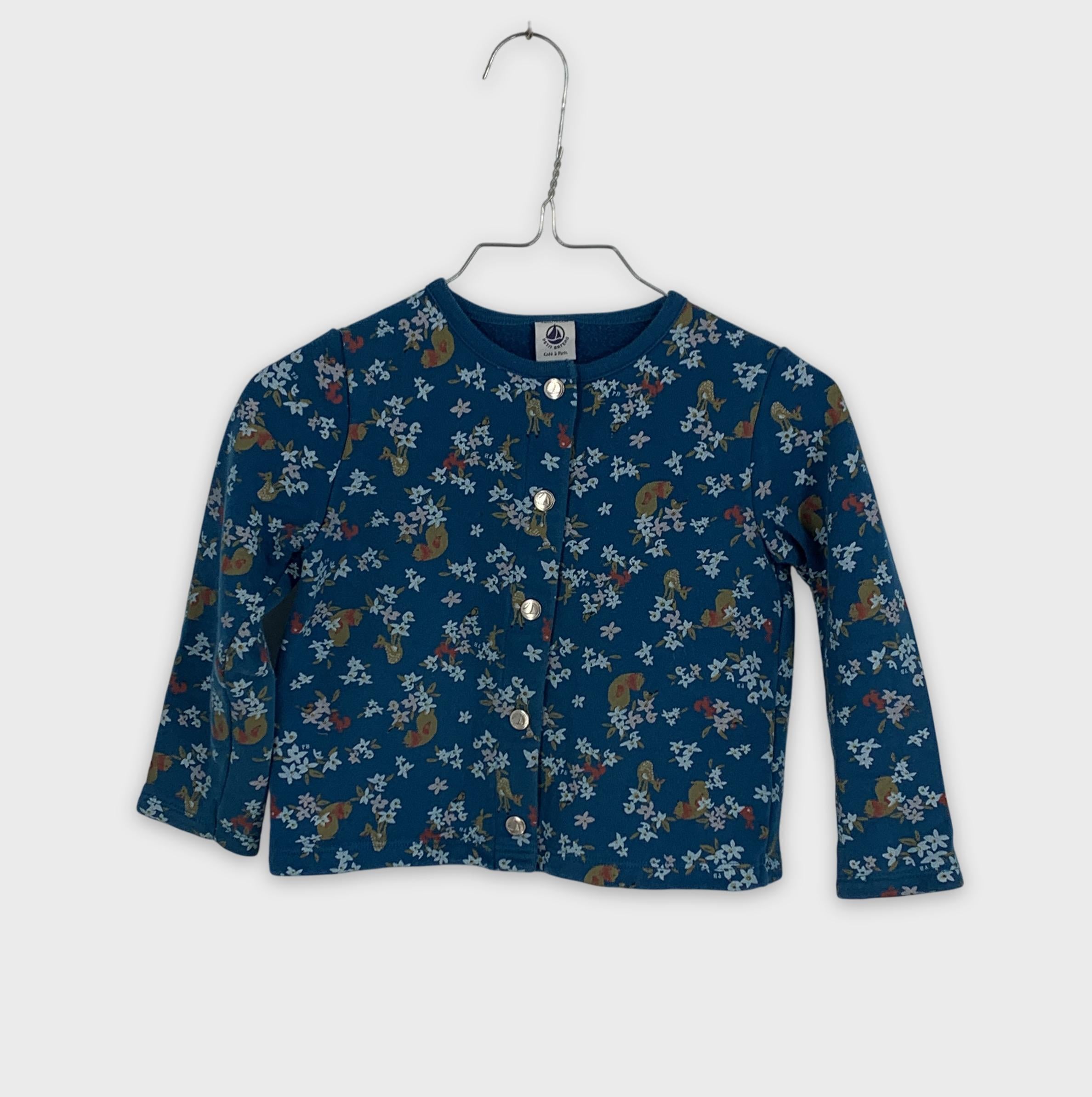 0-Petit Bateau - Gilet - 4 ans