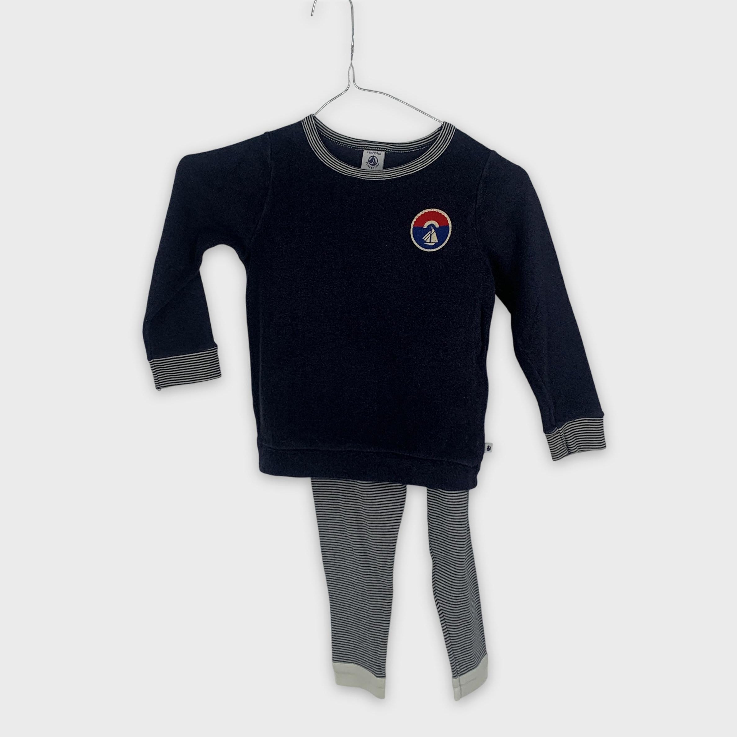 0-Petit Bateau - Ensemble - 4 ans
