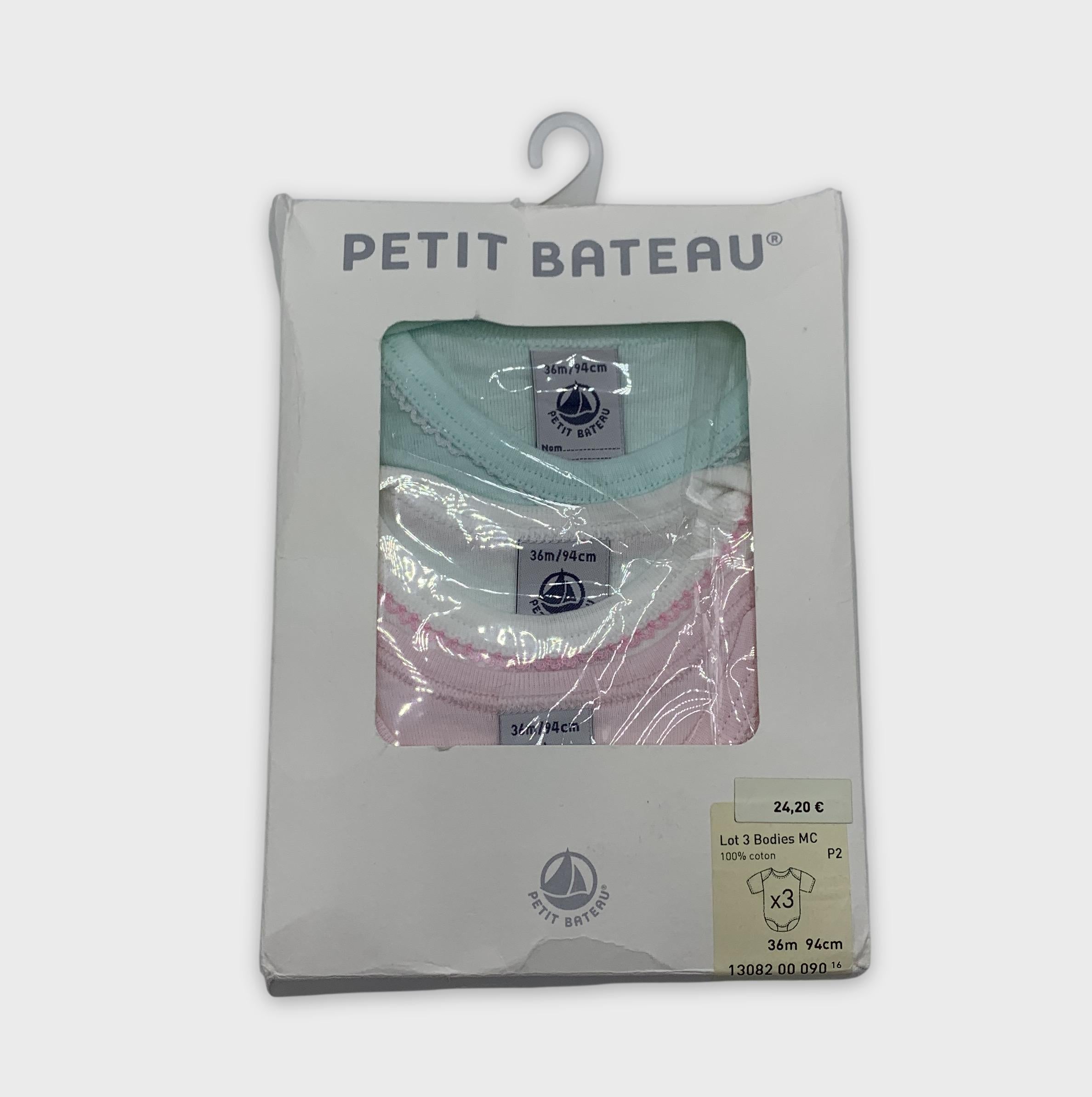 0-Petit Bateau - Bodies - 36m/94cm