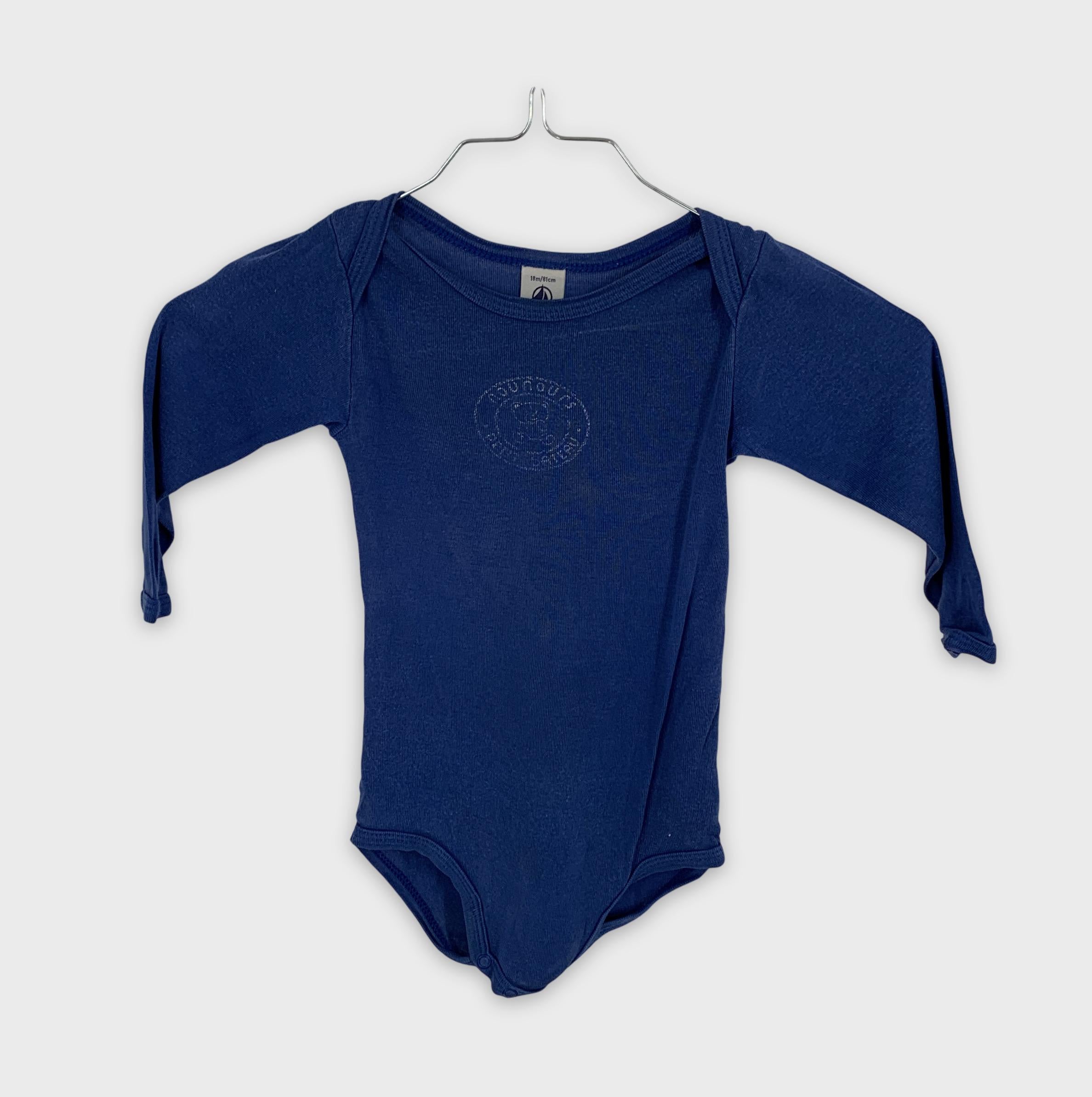 0-Petit Bateau - Body manches longues - 18m