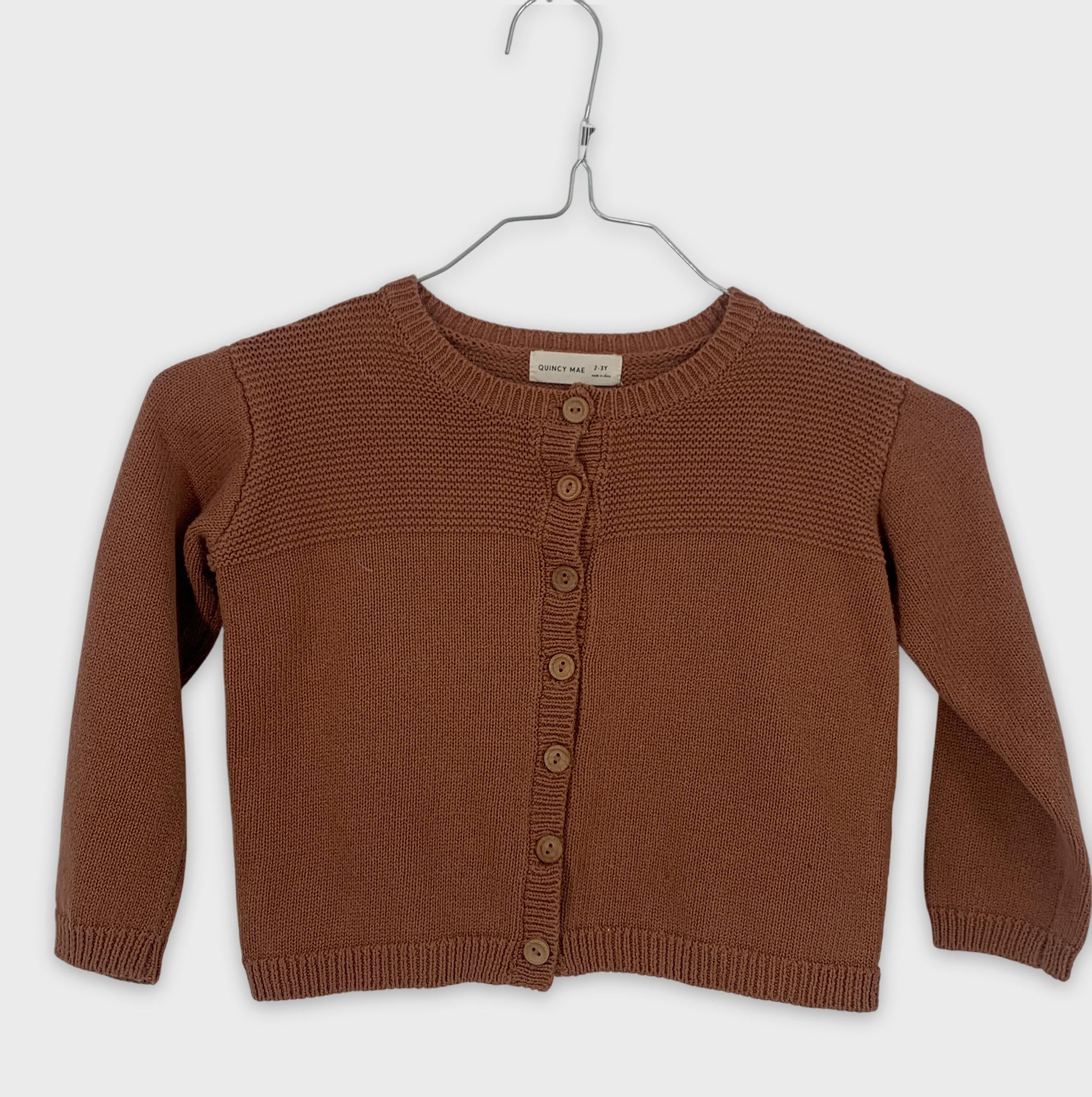 0-Quincy Mae - Cardigan - 2-3Y