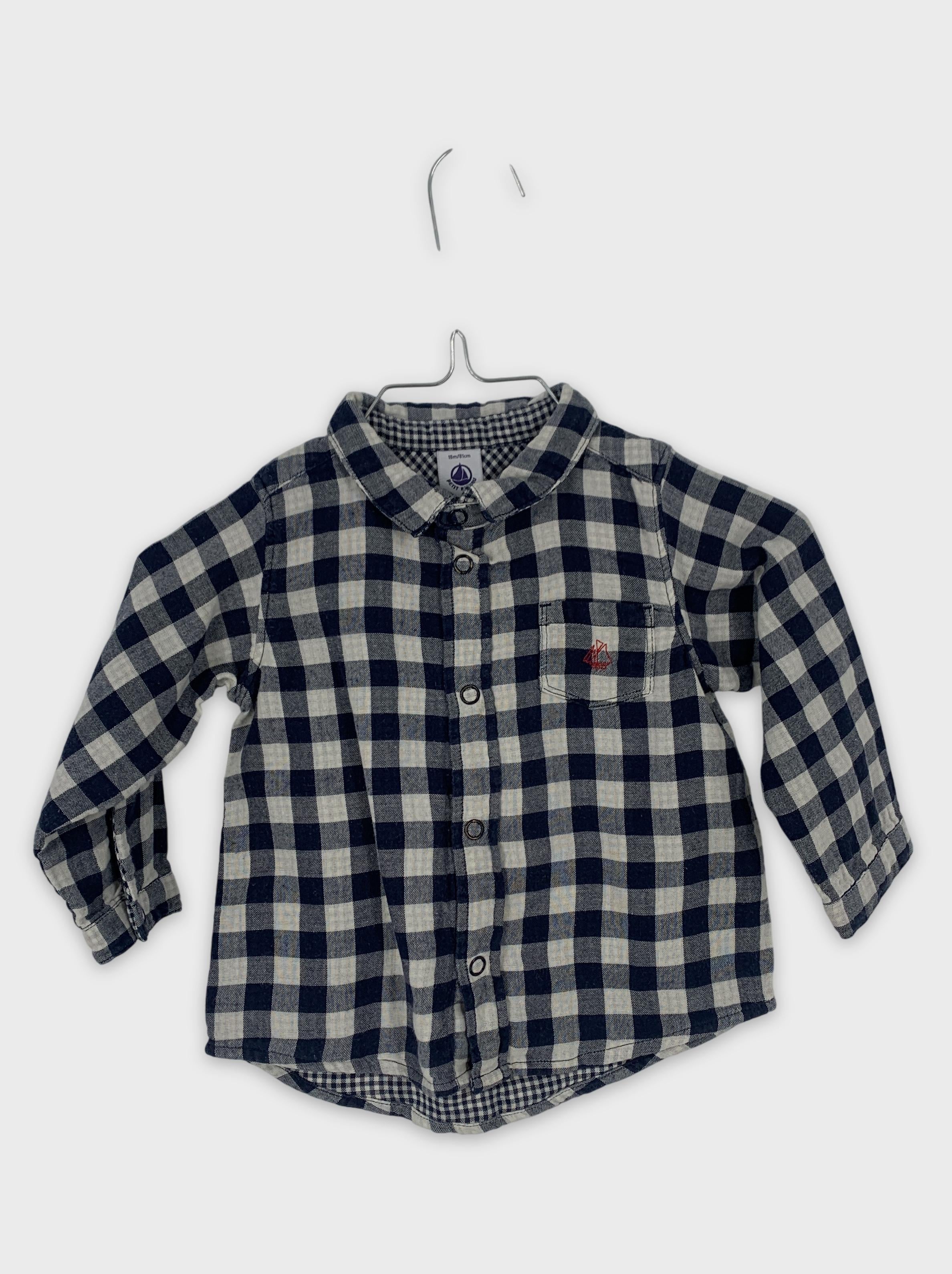 0-Petit Bateau - Chemise - 18m/81cm