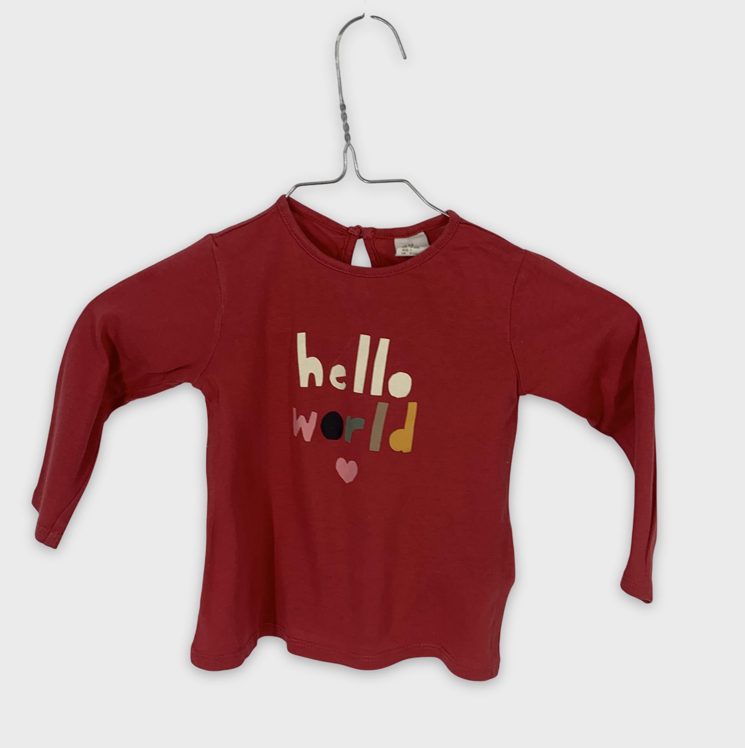 0-H&M - T-shirt manches longues - 12M