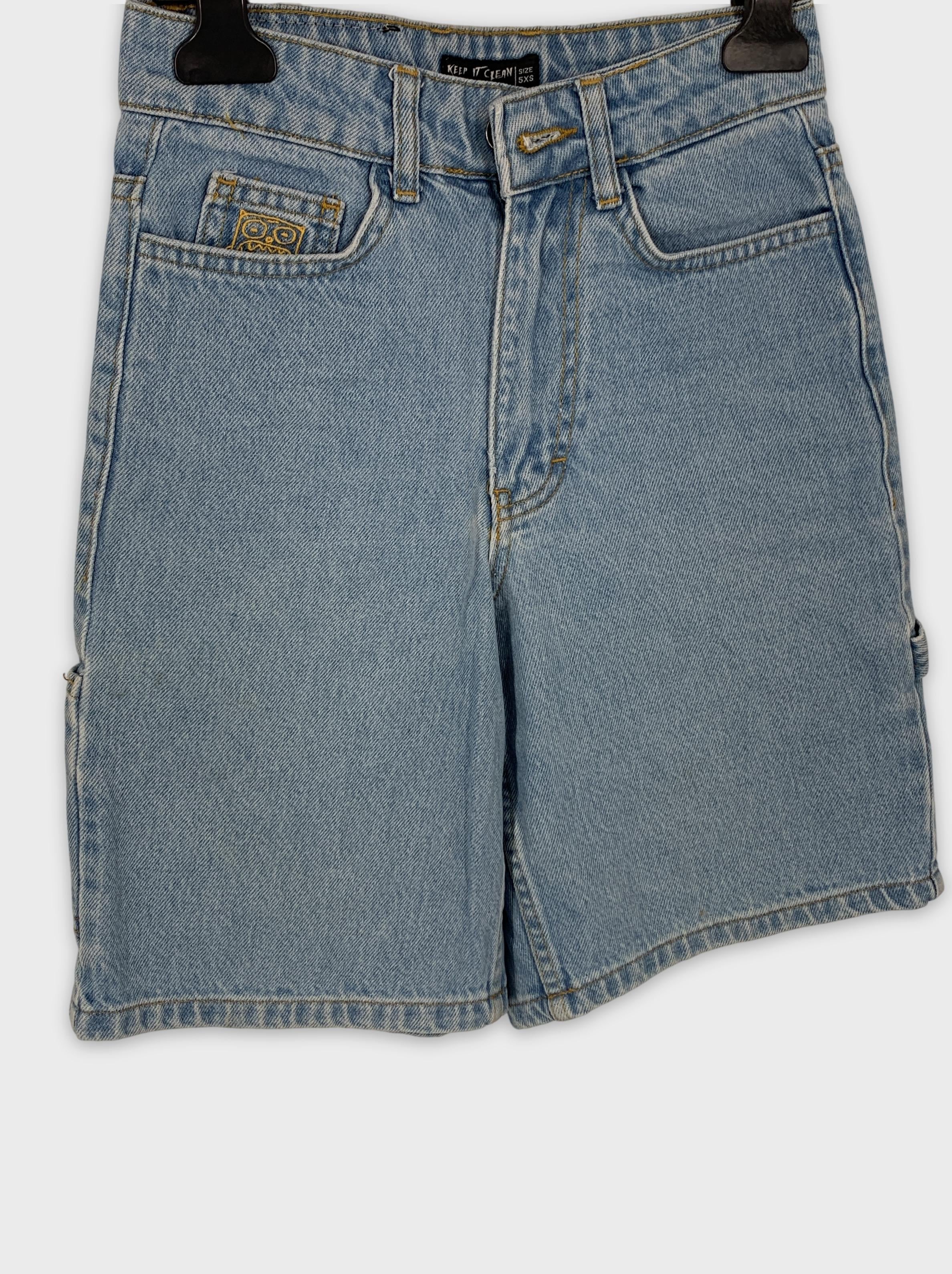 0-KEEP IT CLEAN - Short en Jean - 5XS