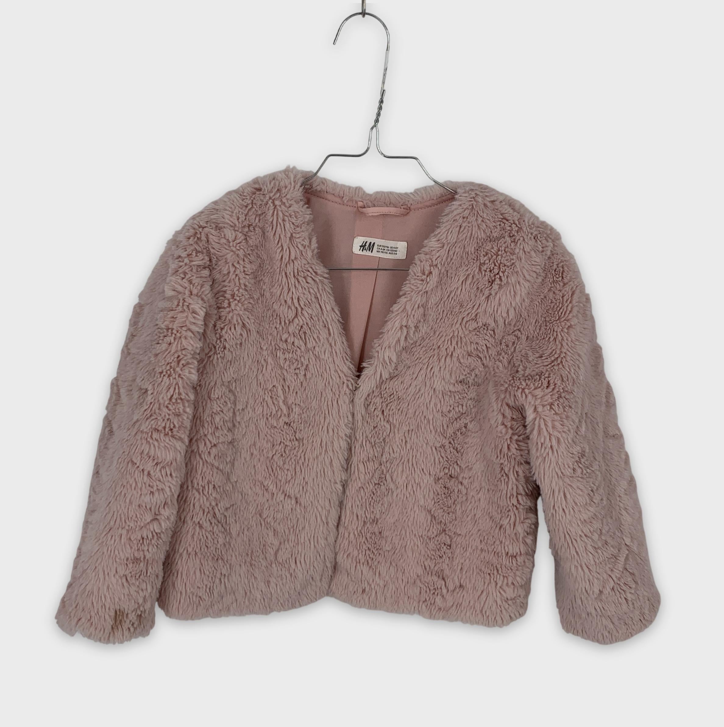 0-H&M - Manteau fourrure - 110/116