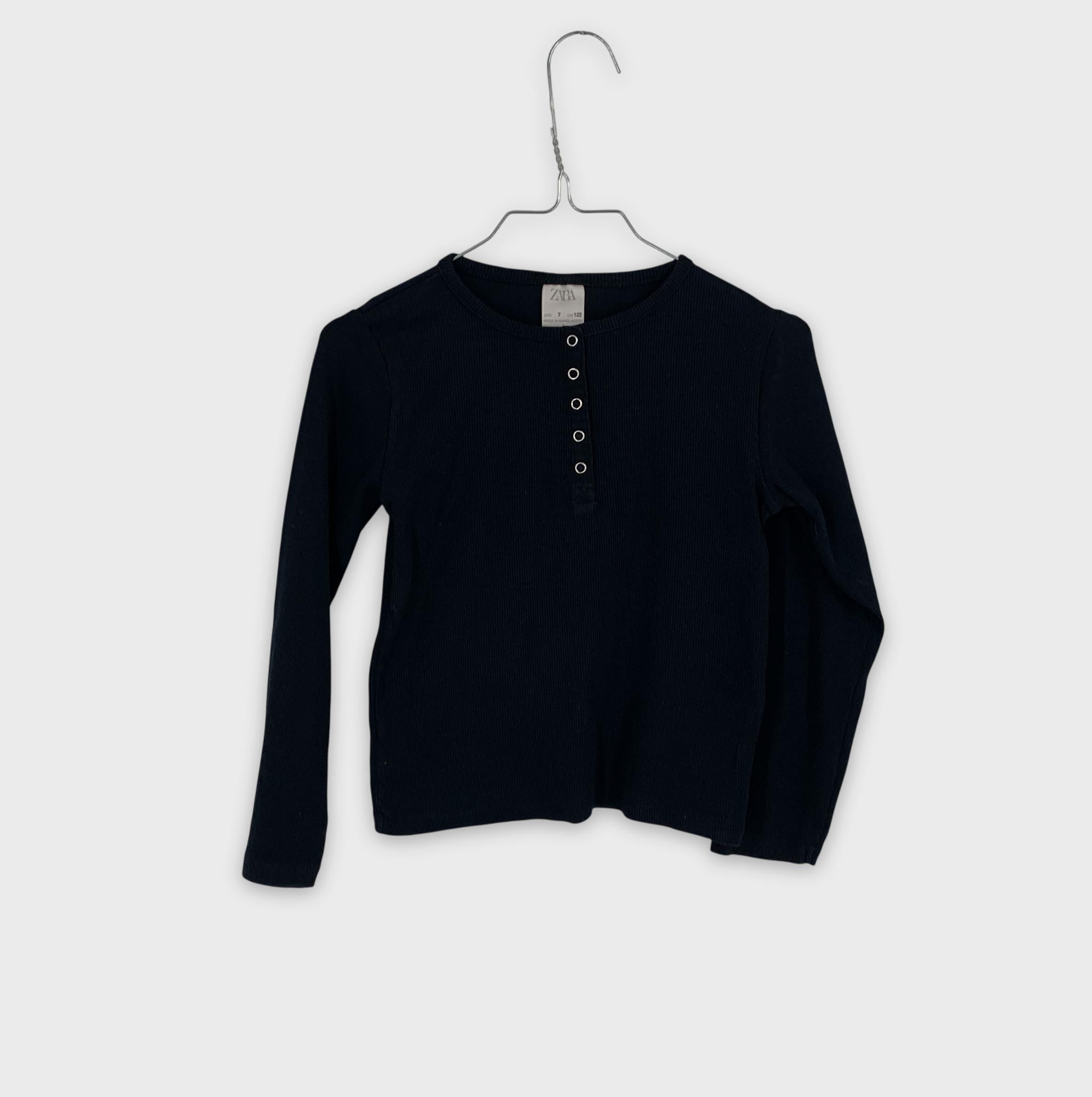 0-Zara - T-shirt manches longues - 7 ans