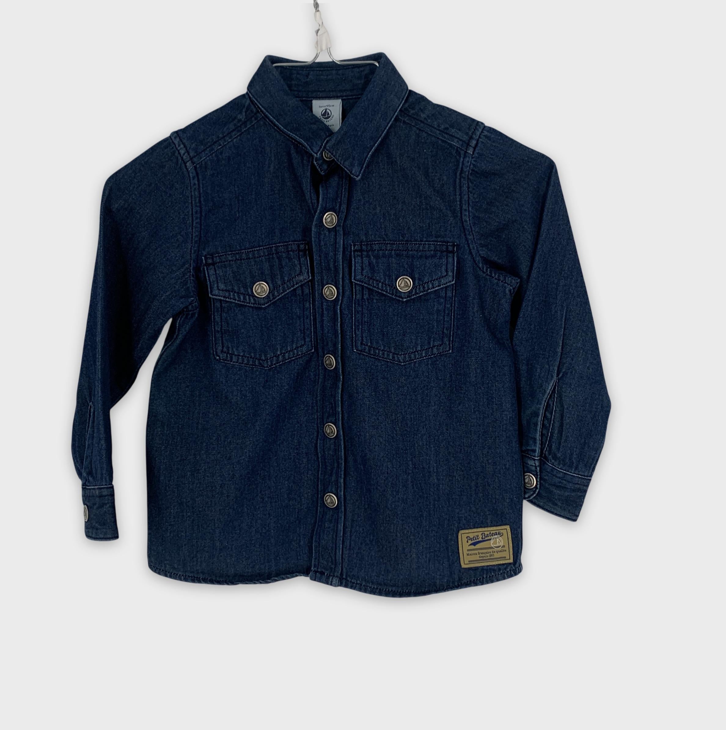 0-Petit Bateau - Chemise - 3 ans/95cm