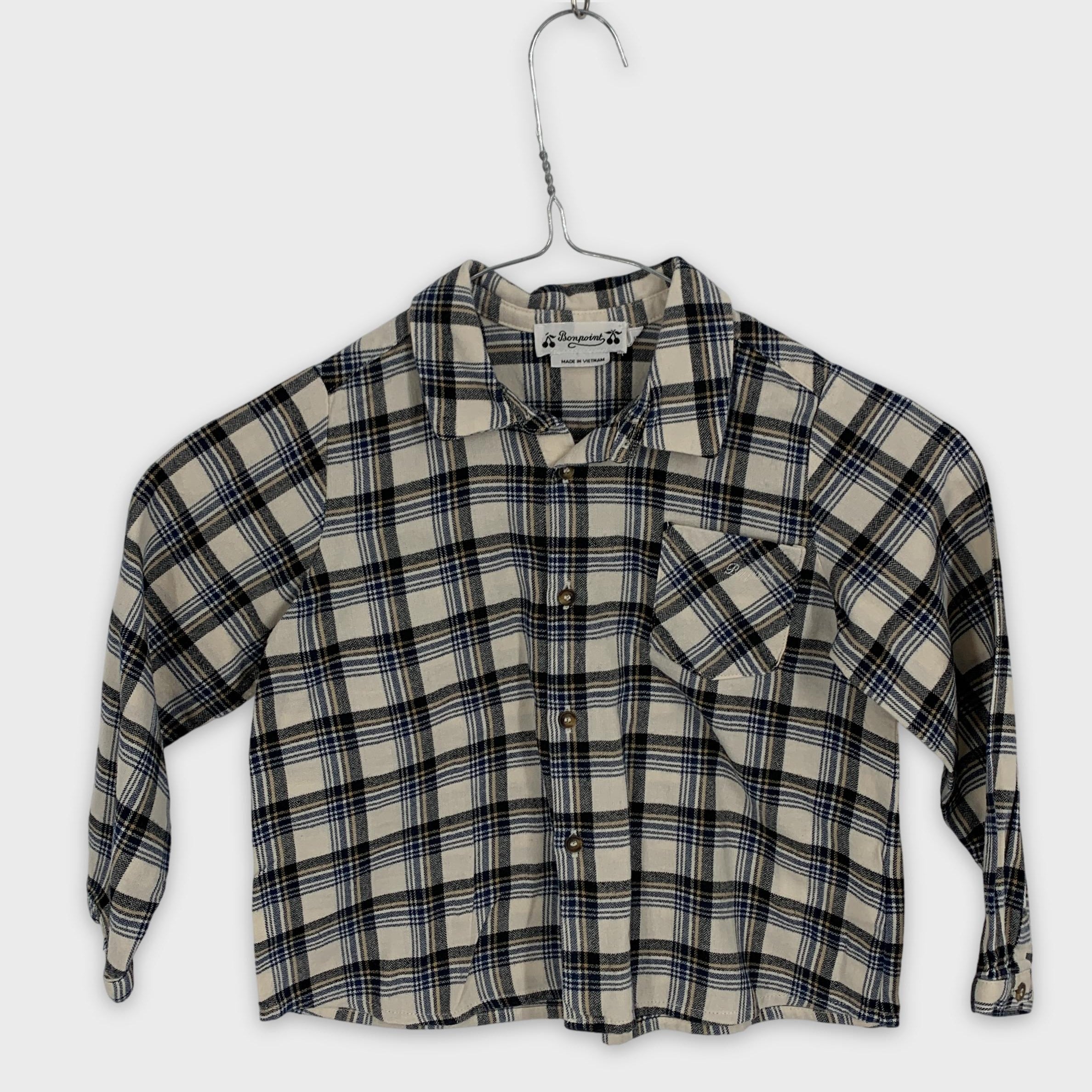 0-Bonpoint - Chemise à carreaux - 8 ans