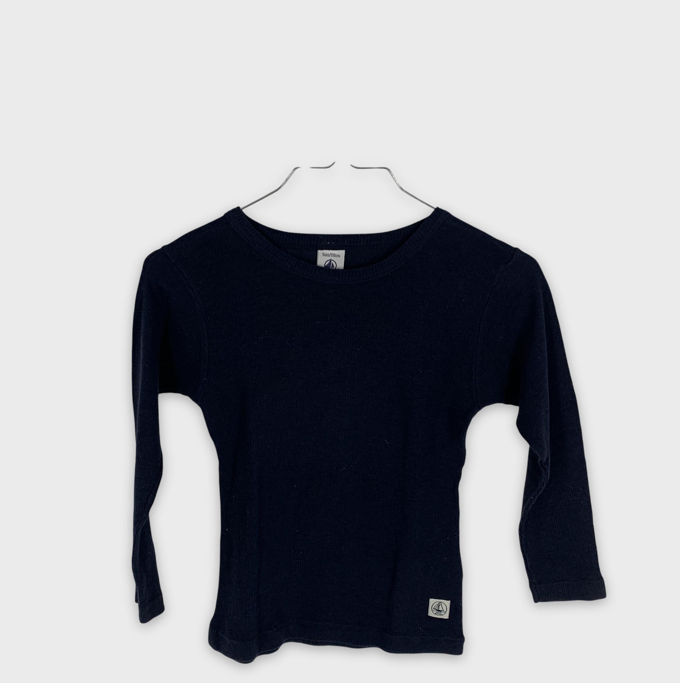0-Petit Bateau - T-shirt manches longues - 5ans/110cm