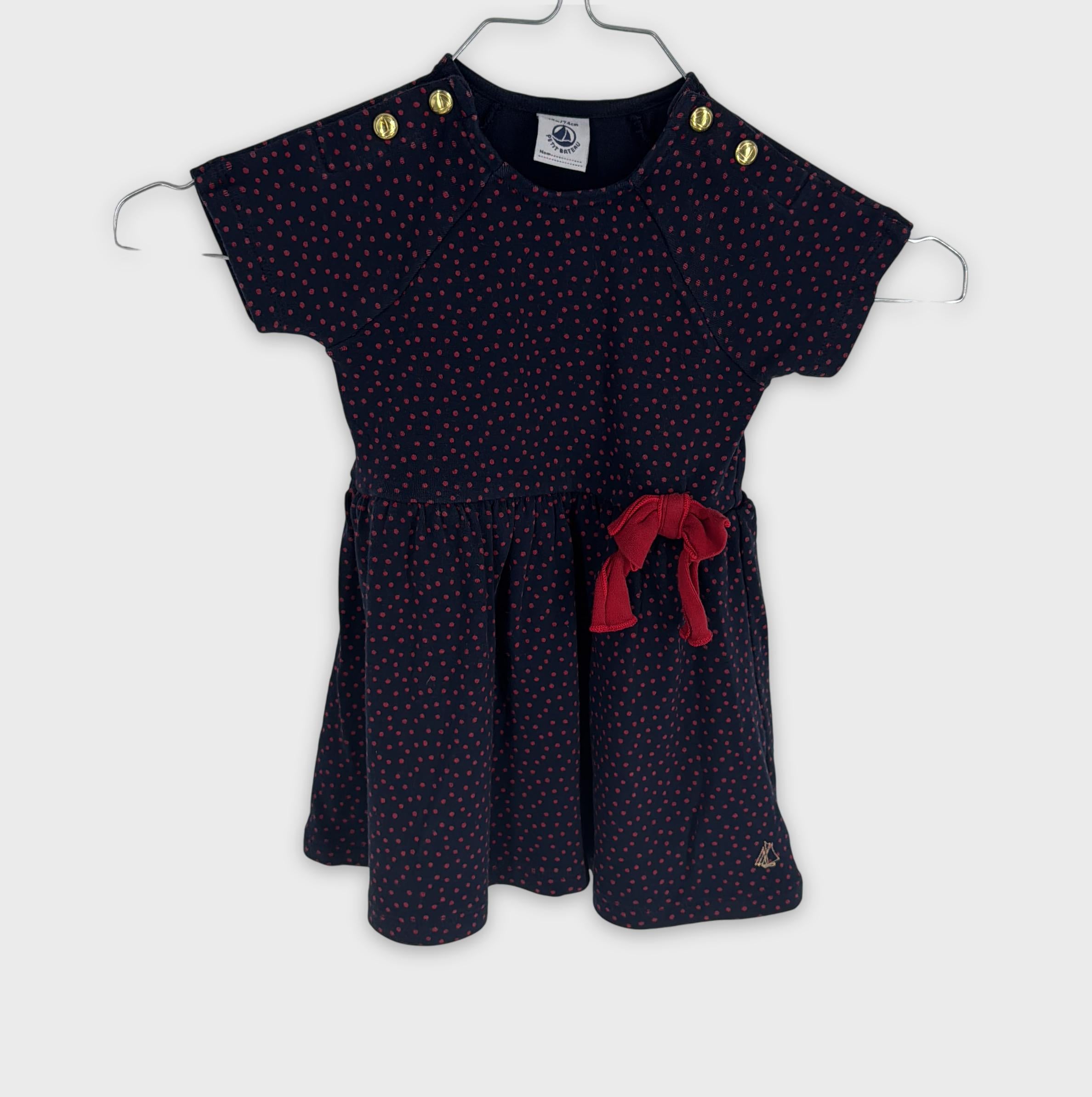 0-Petit Bateau - Robe - 12m/74cm
