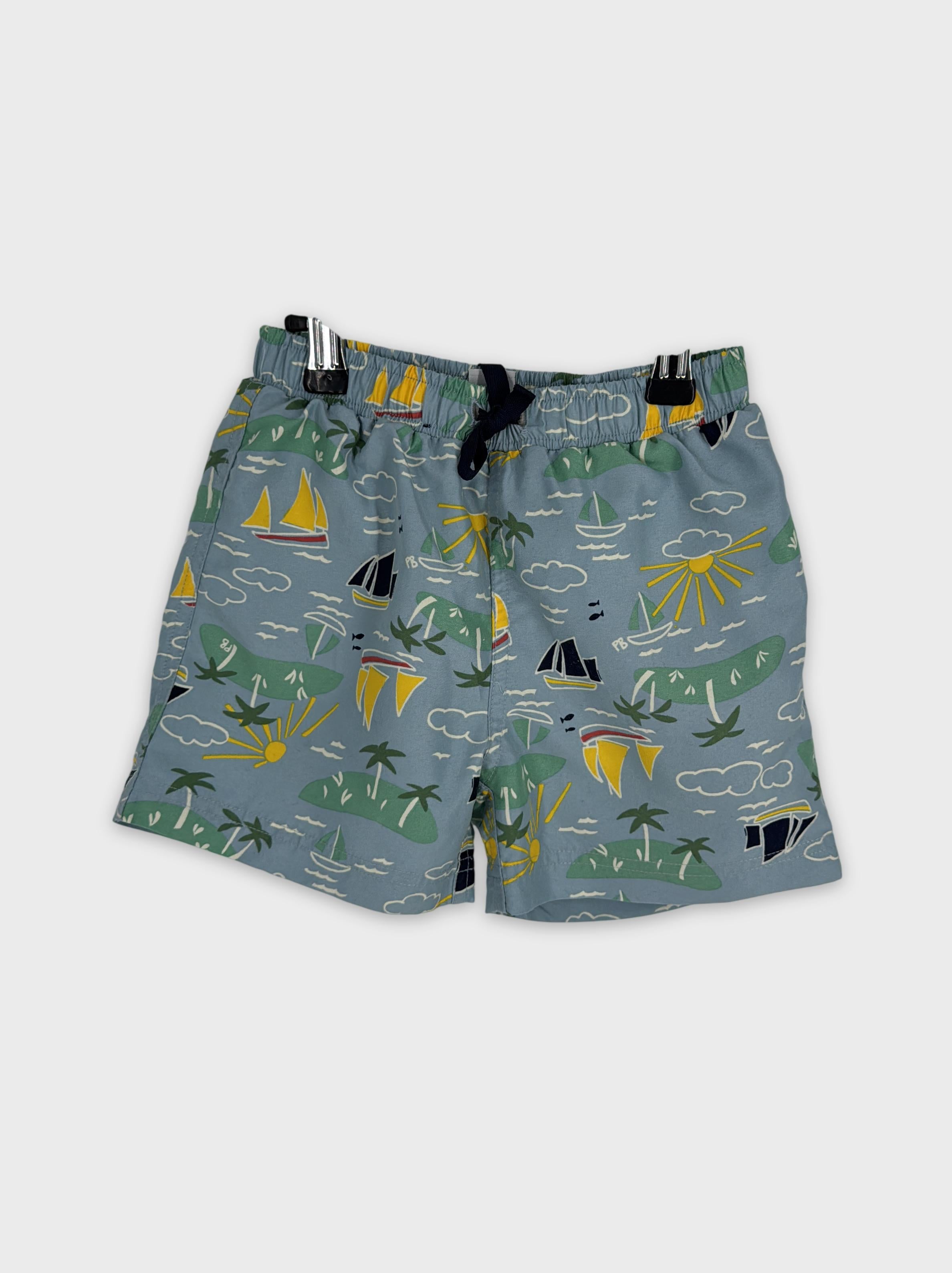 0-Petit Bateau - Short de bain - 36 mois