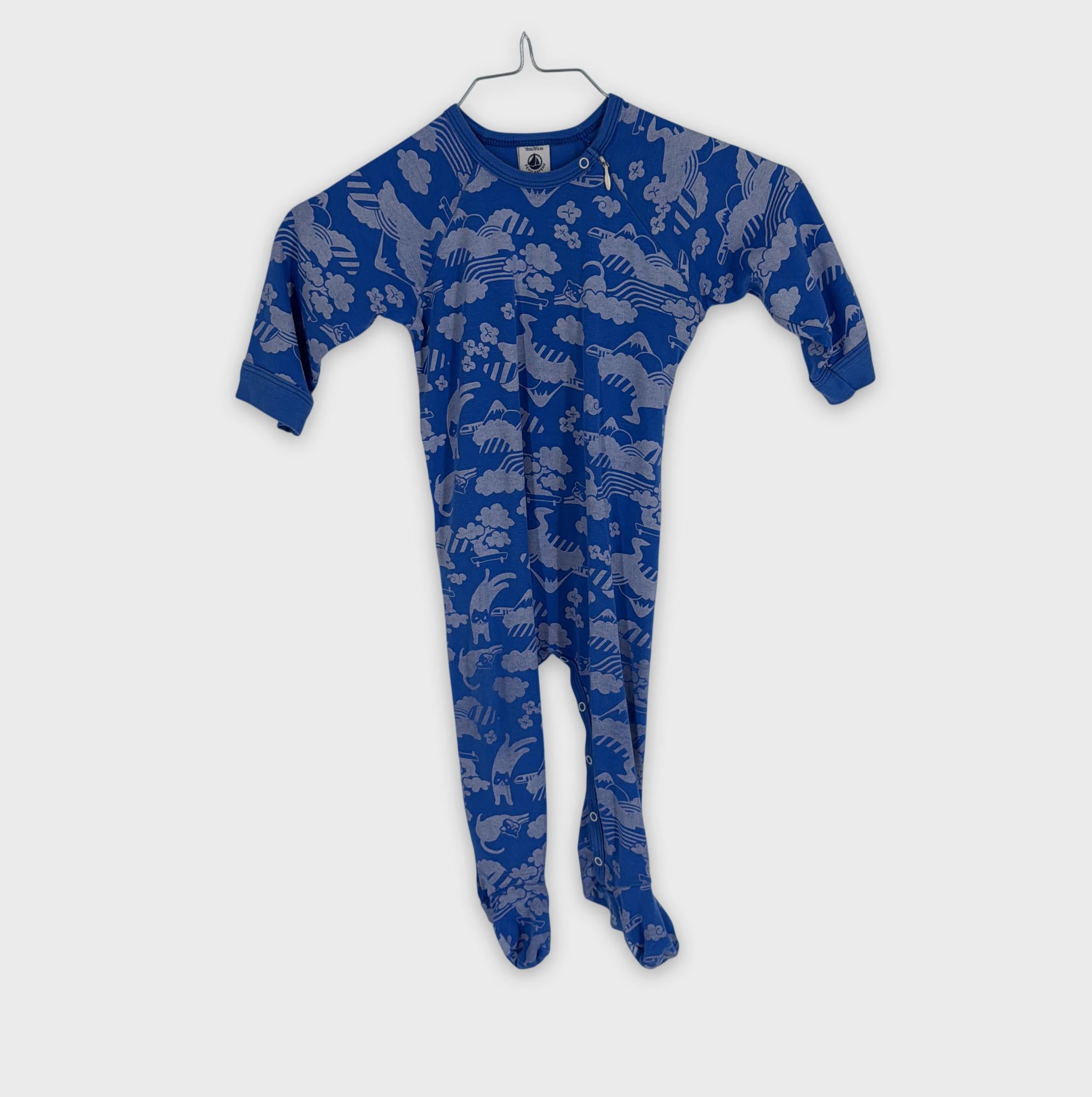 0-Petit Bateau - Pyjama - 18 mois/81cm
