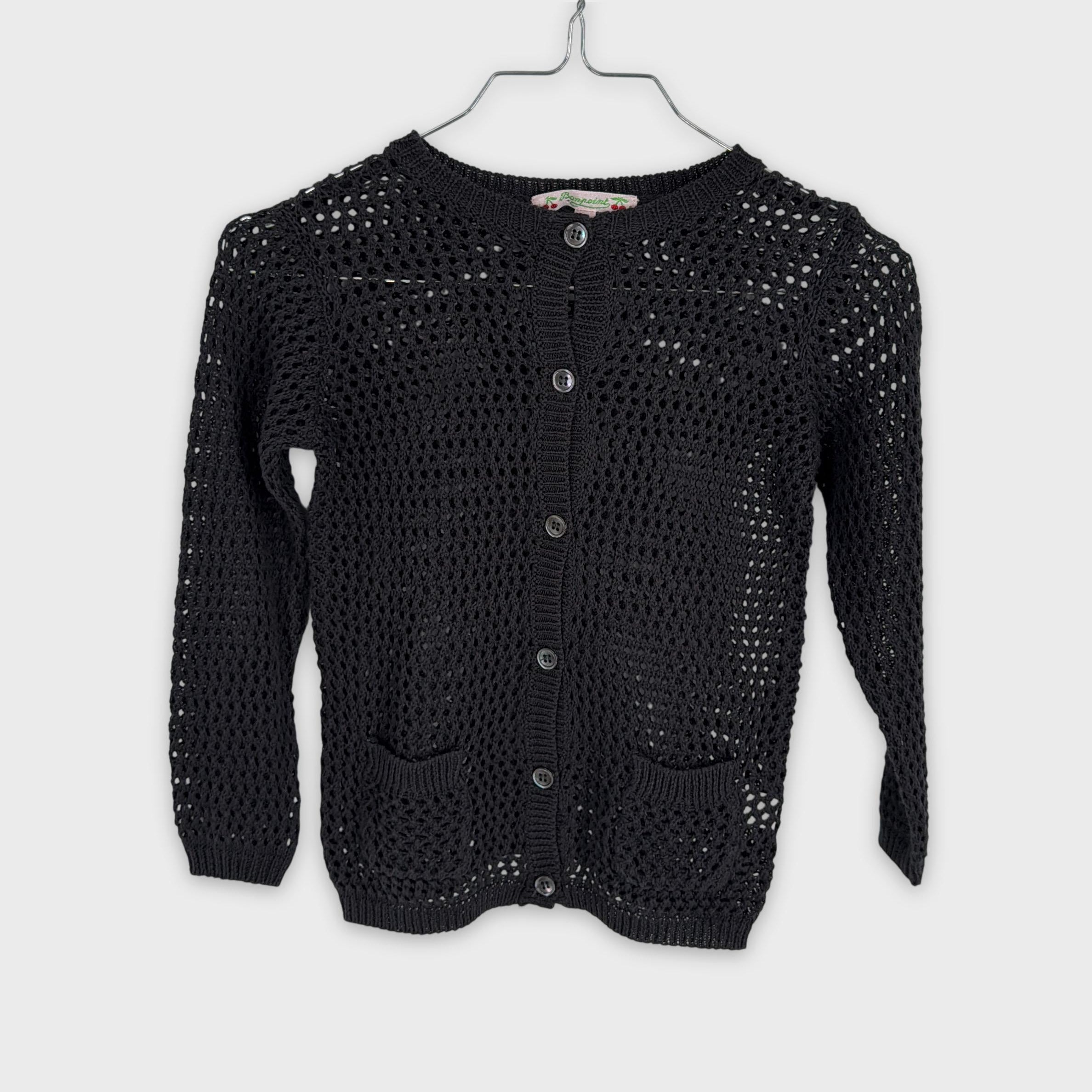 0-Bonpoint - Gilet maille ajourée - Taille 4 ans
