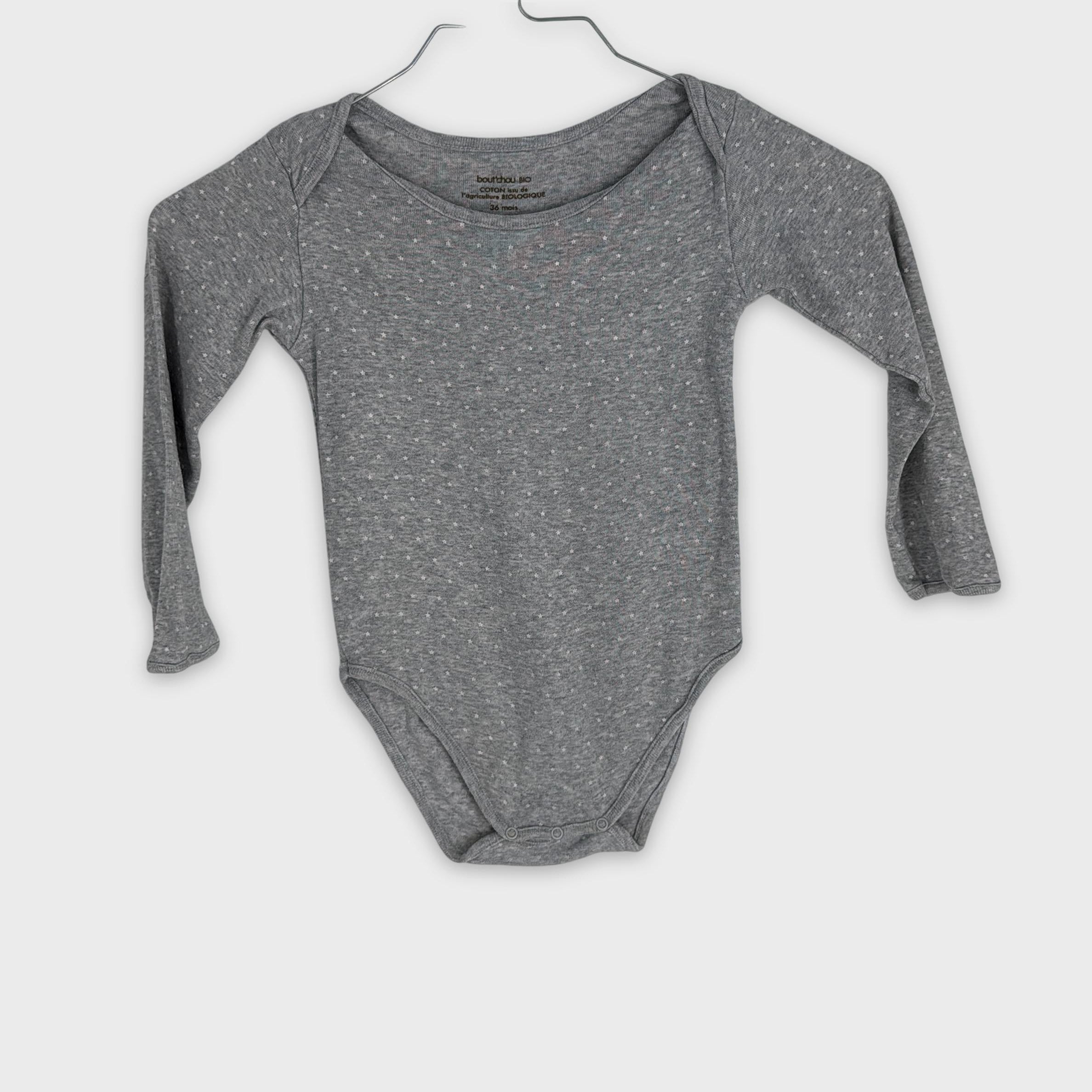 0-Boutchou Bio - Body manches longues - 36 mois