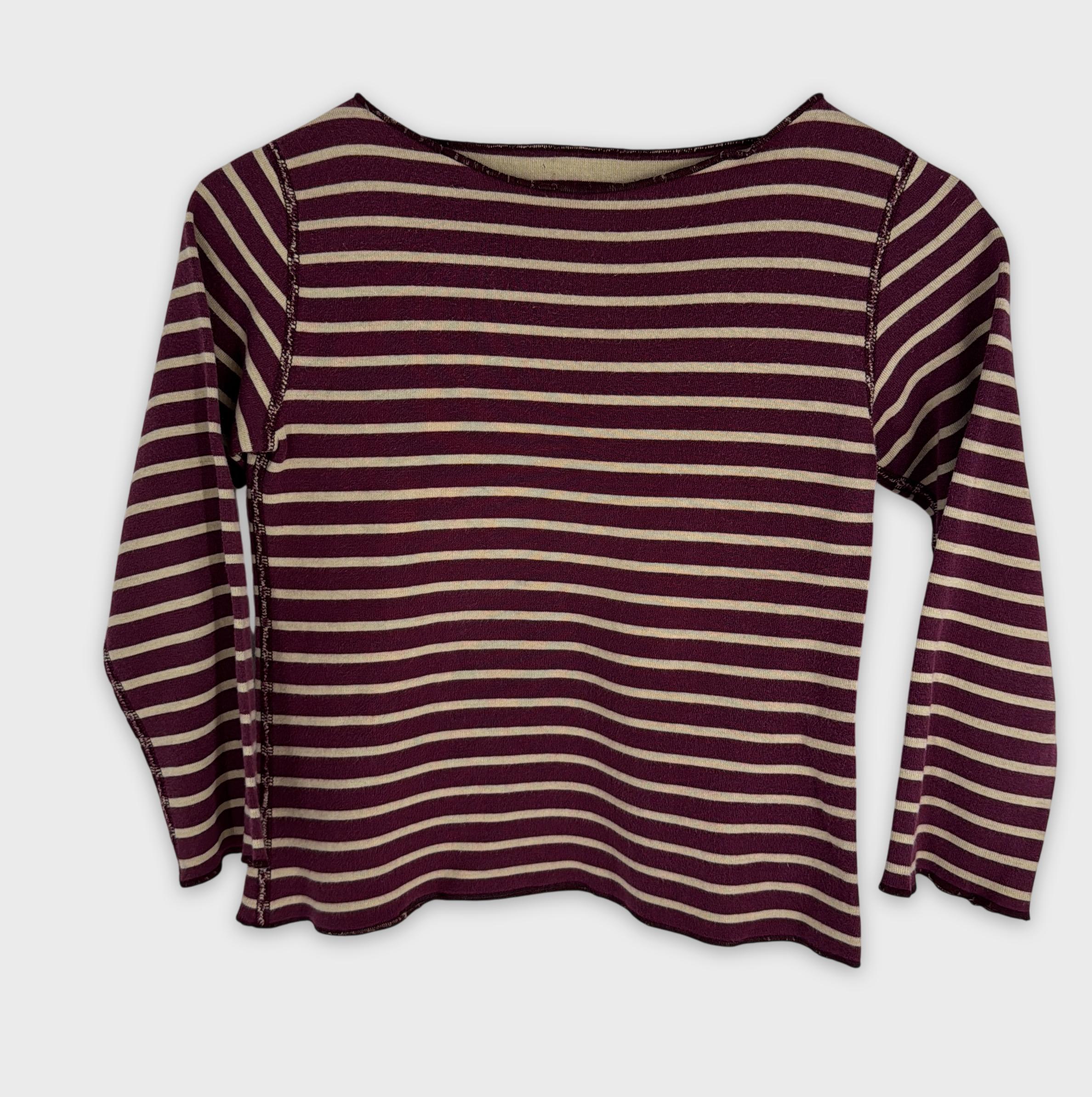 0-Petit Bateau - Haut rayé - 4a/102cm