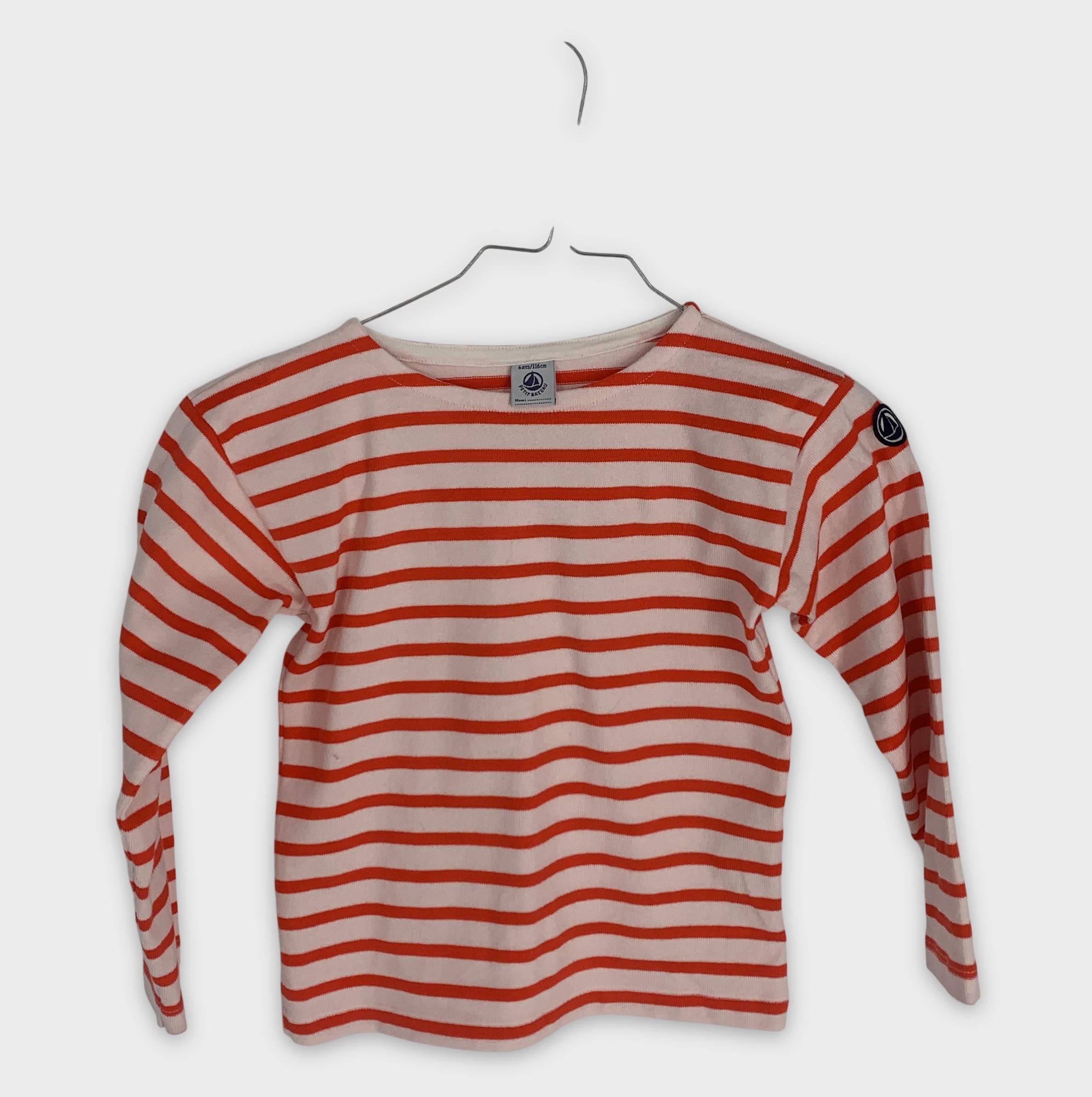 0-Petit Bateau - T-shirt manches longues - 6ans/116cm