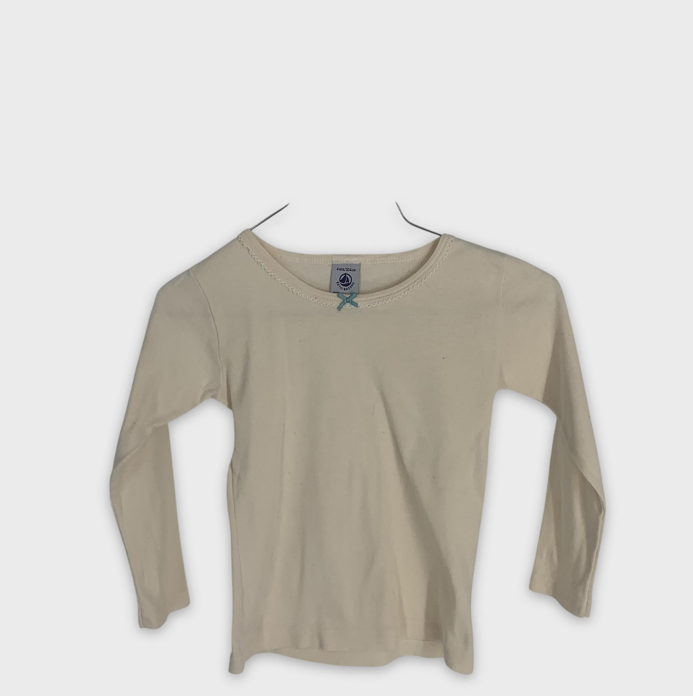 0-Petit Bateau - T-shirt manches longues - 4ans