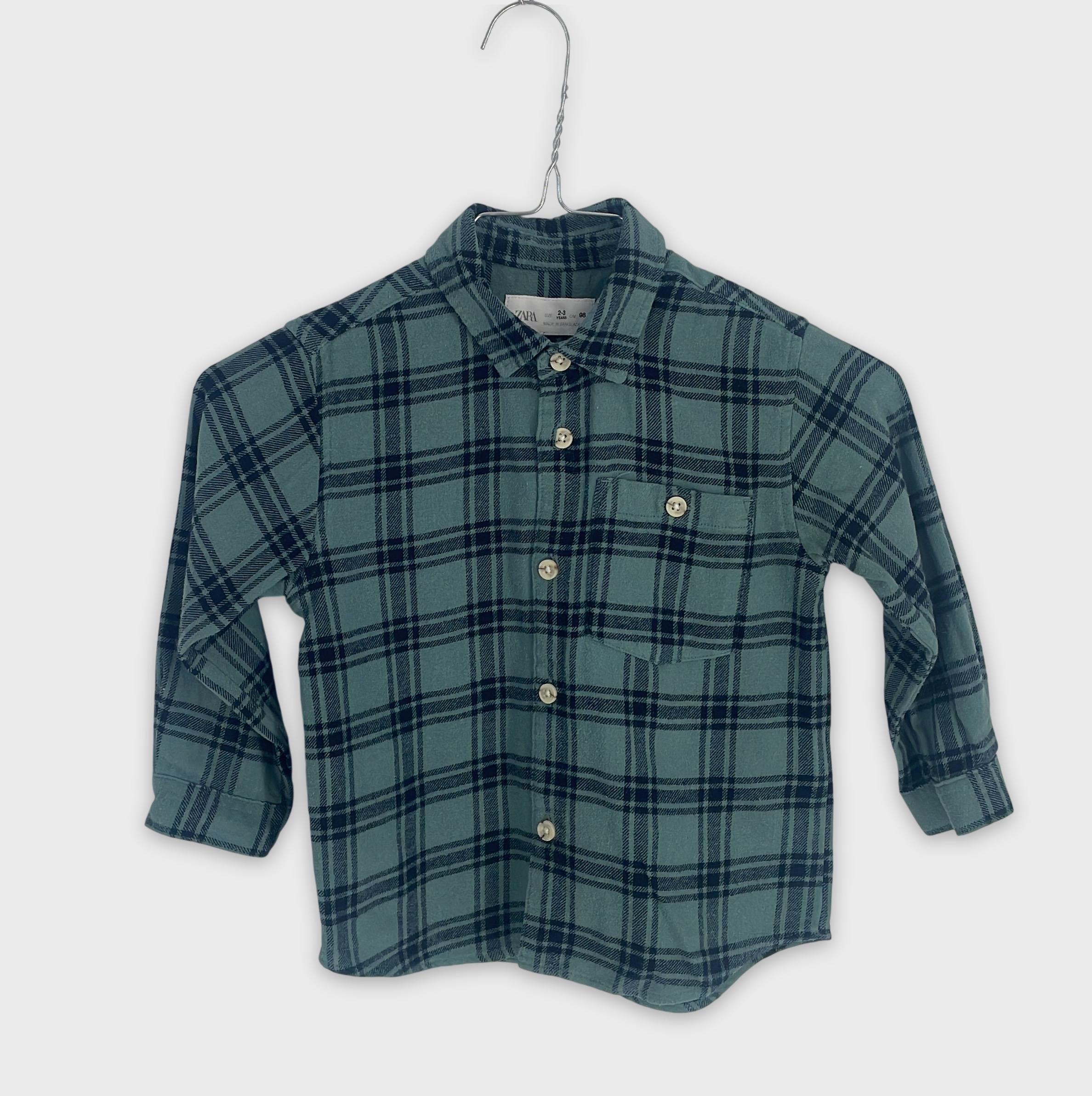 0-Zara - Chemise à carreaux - 2-3 ans