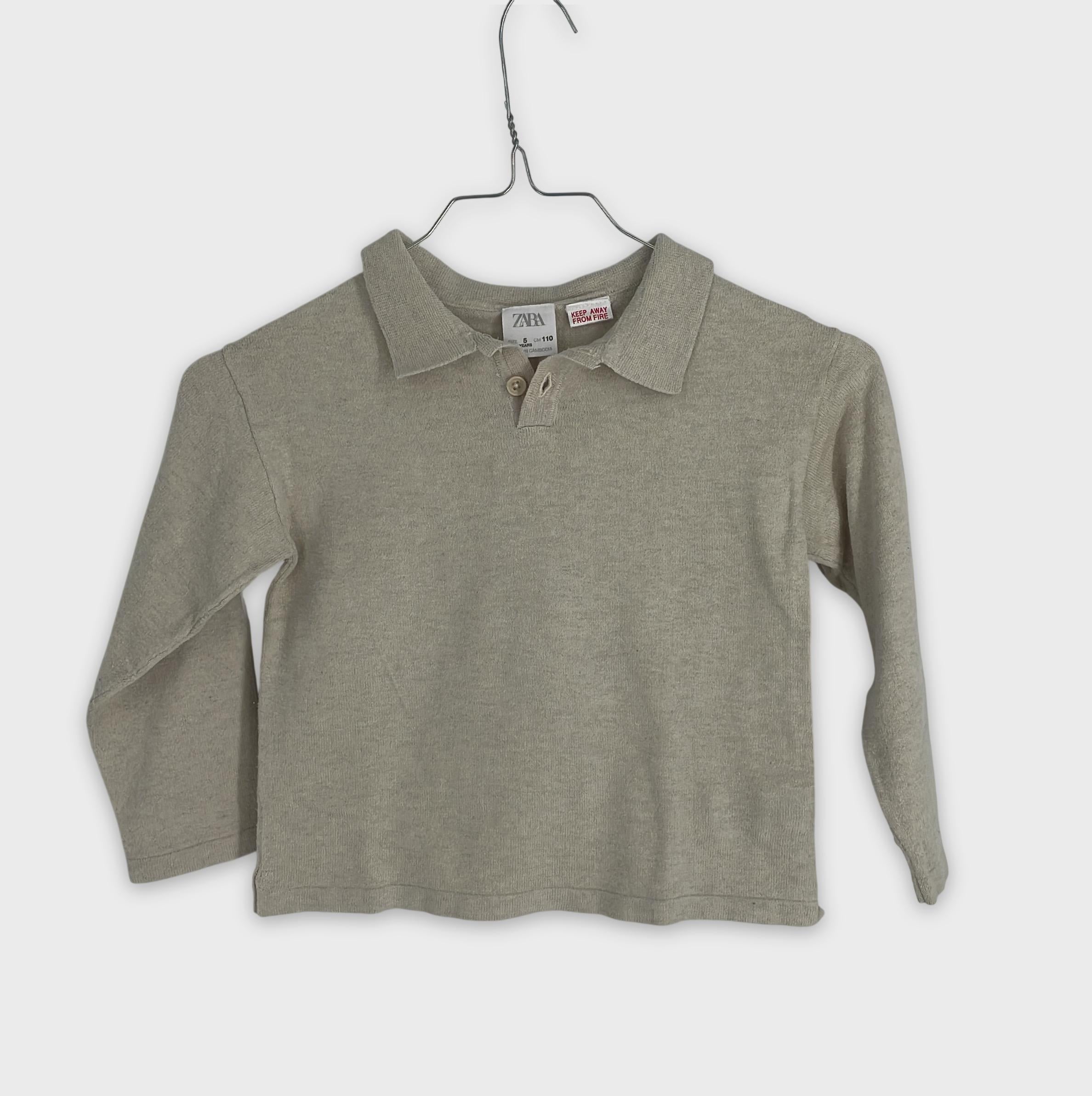 0-Zara - Polo Manches Longues - 5 ans