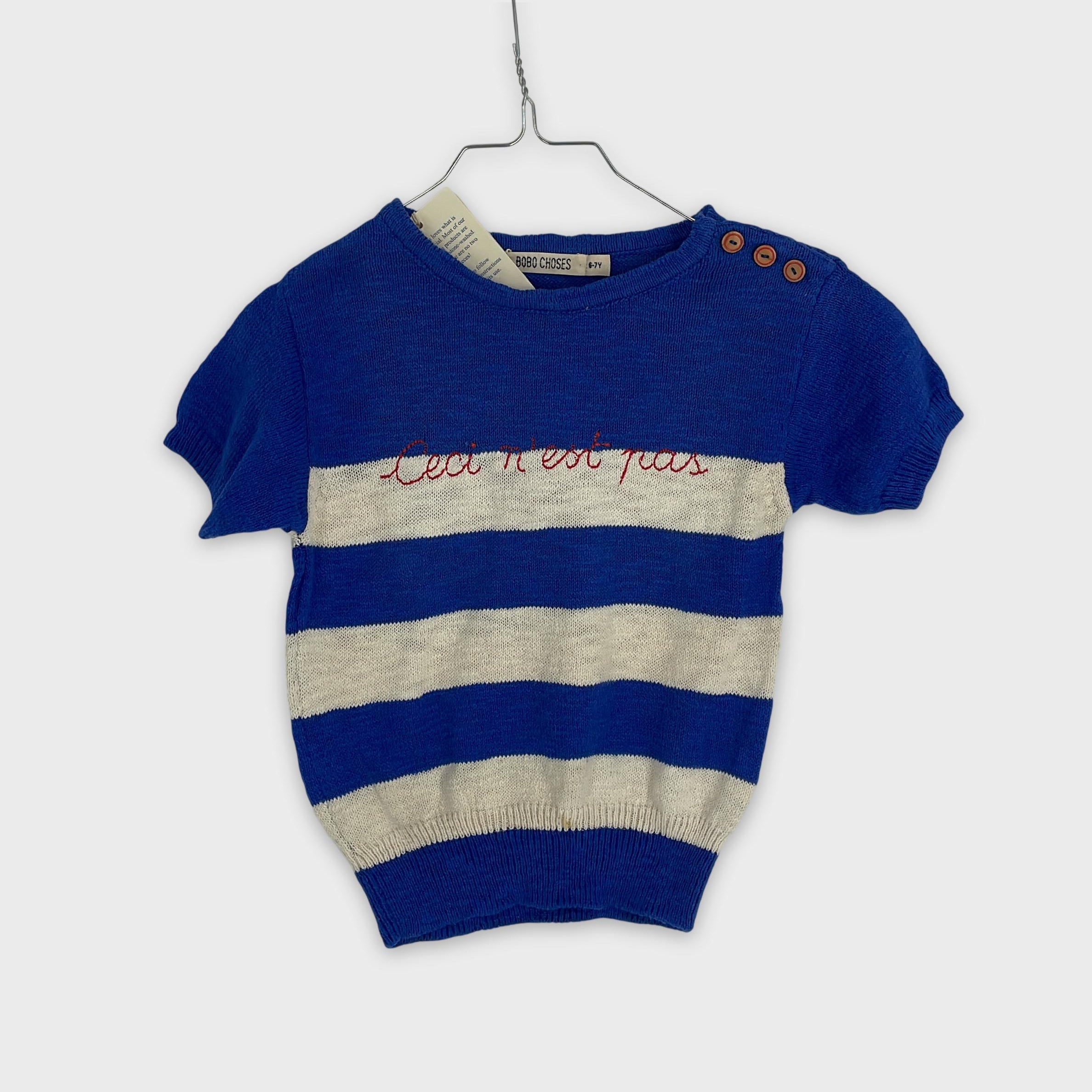 0-Bobo Choses - Top rayé - 6-7Y