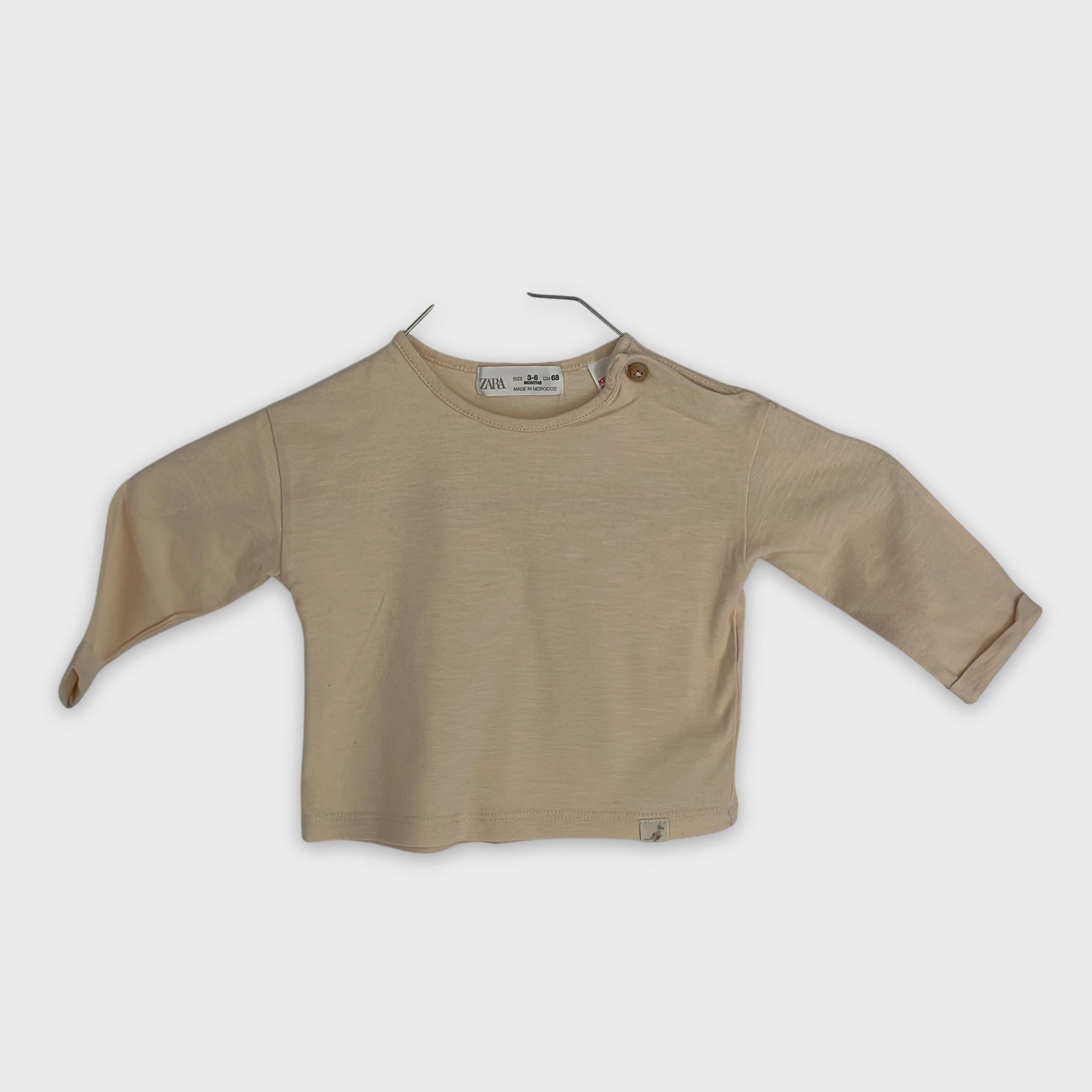 0-Zara - T-shirt manches longues - 3-6 mois