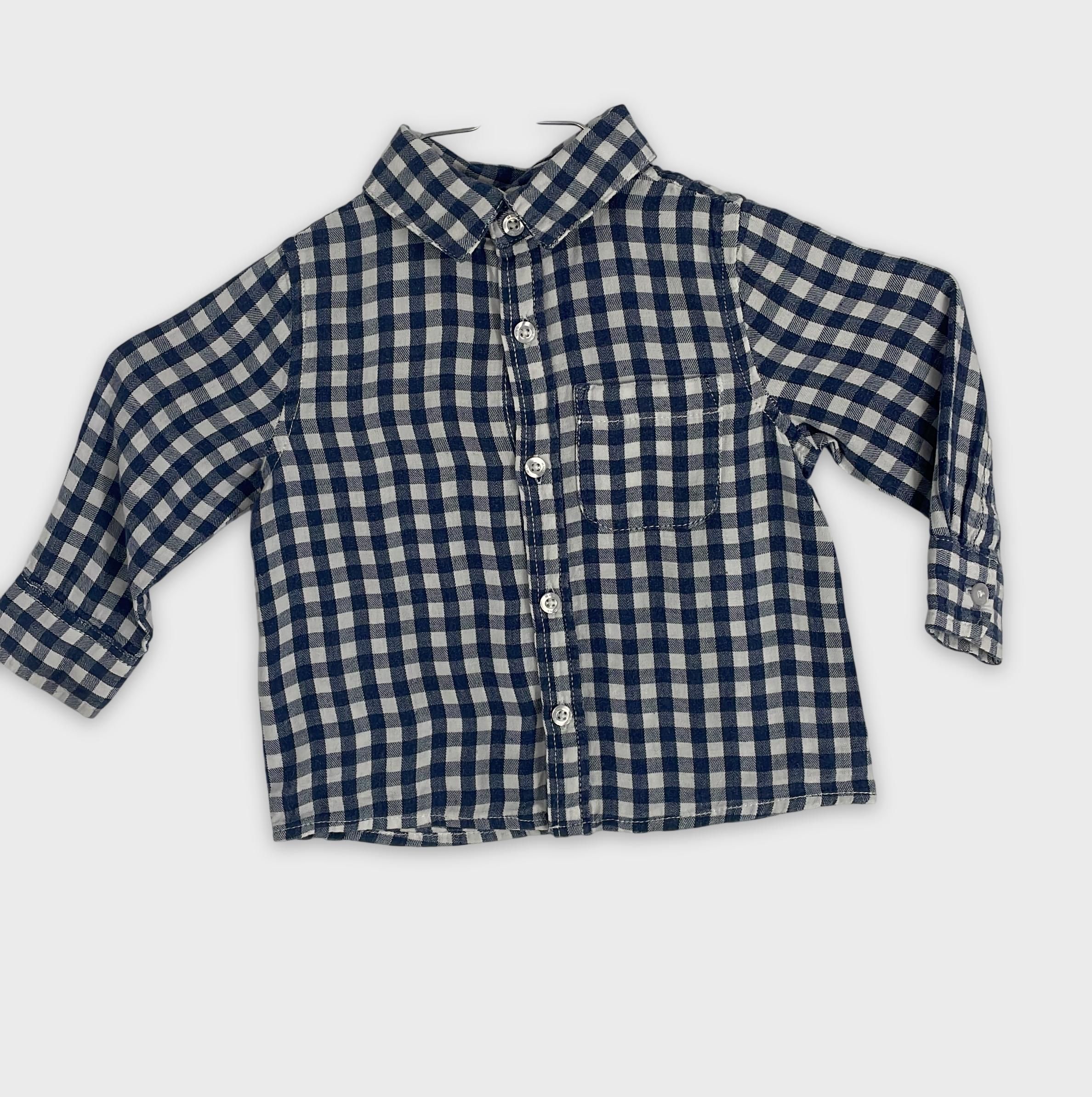 0-MNG - Chemise à carreaux - 6-9M