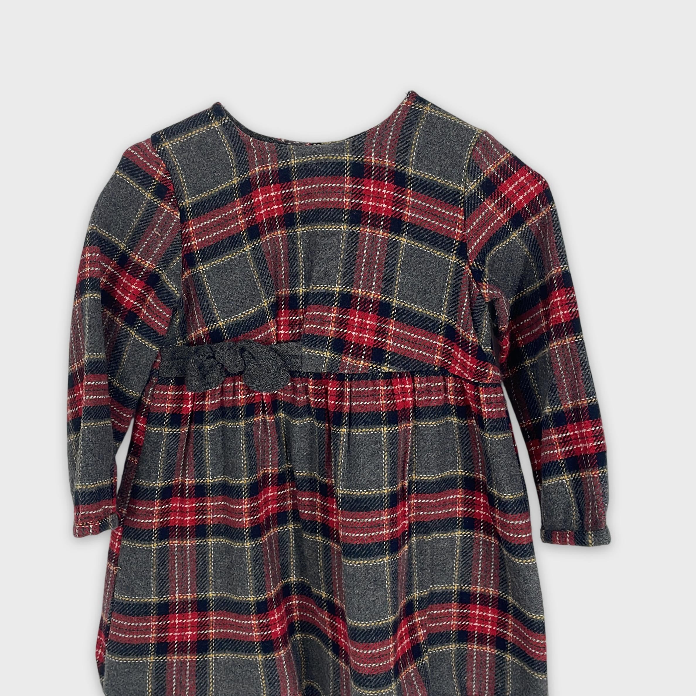 0-Zara - Robe à carreaux - 3/4 ans