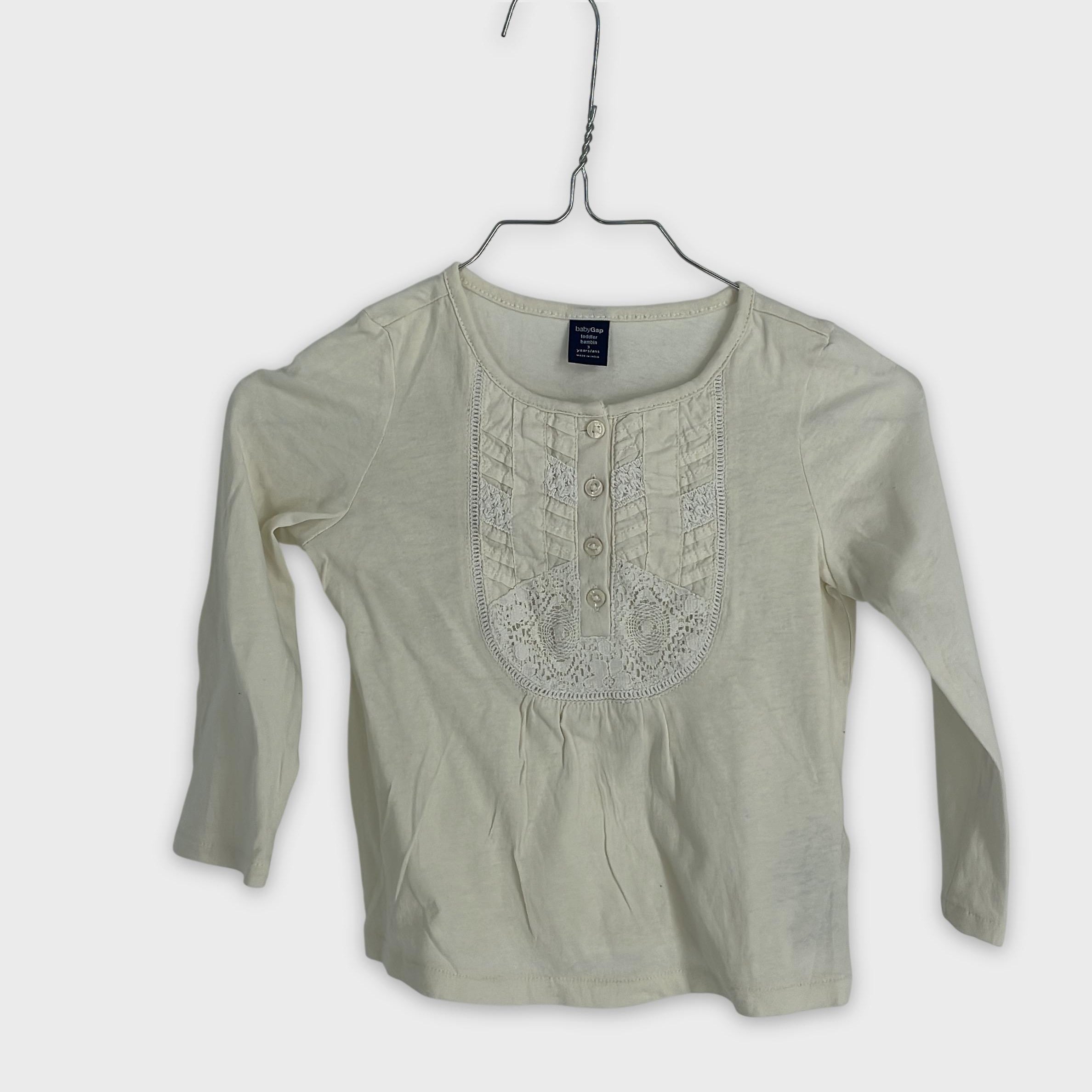 0-BabyGap - Haut manches longues - 3 ans