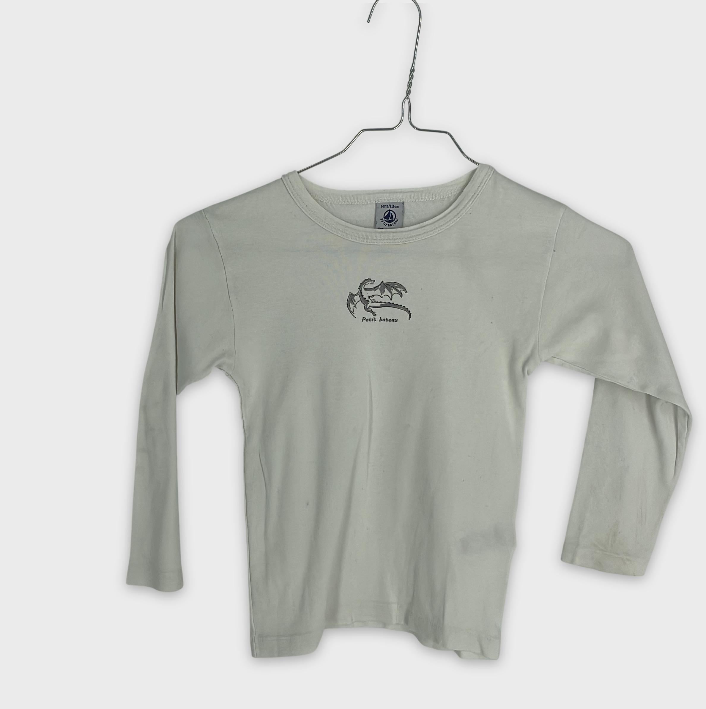 0-Petit Bateau - T-shirt manches longues - 6ans/116cm