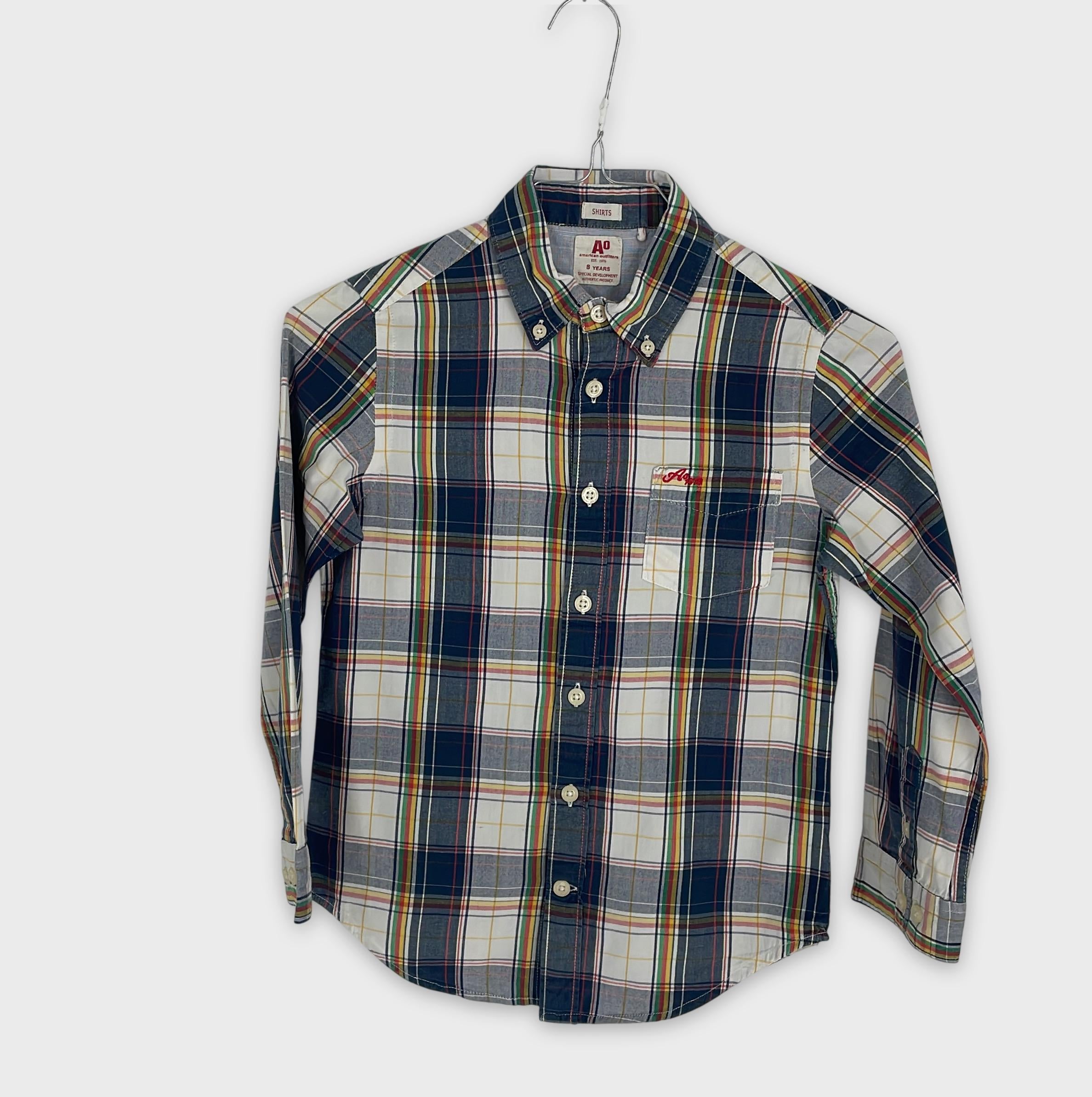 0-AO - Chemise à carreaux - 8 ans