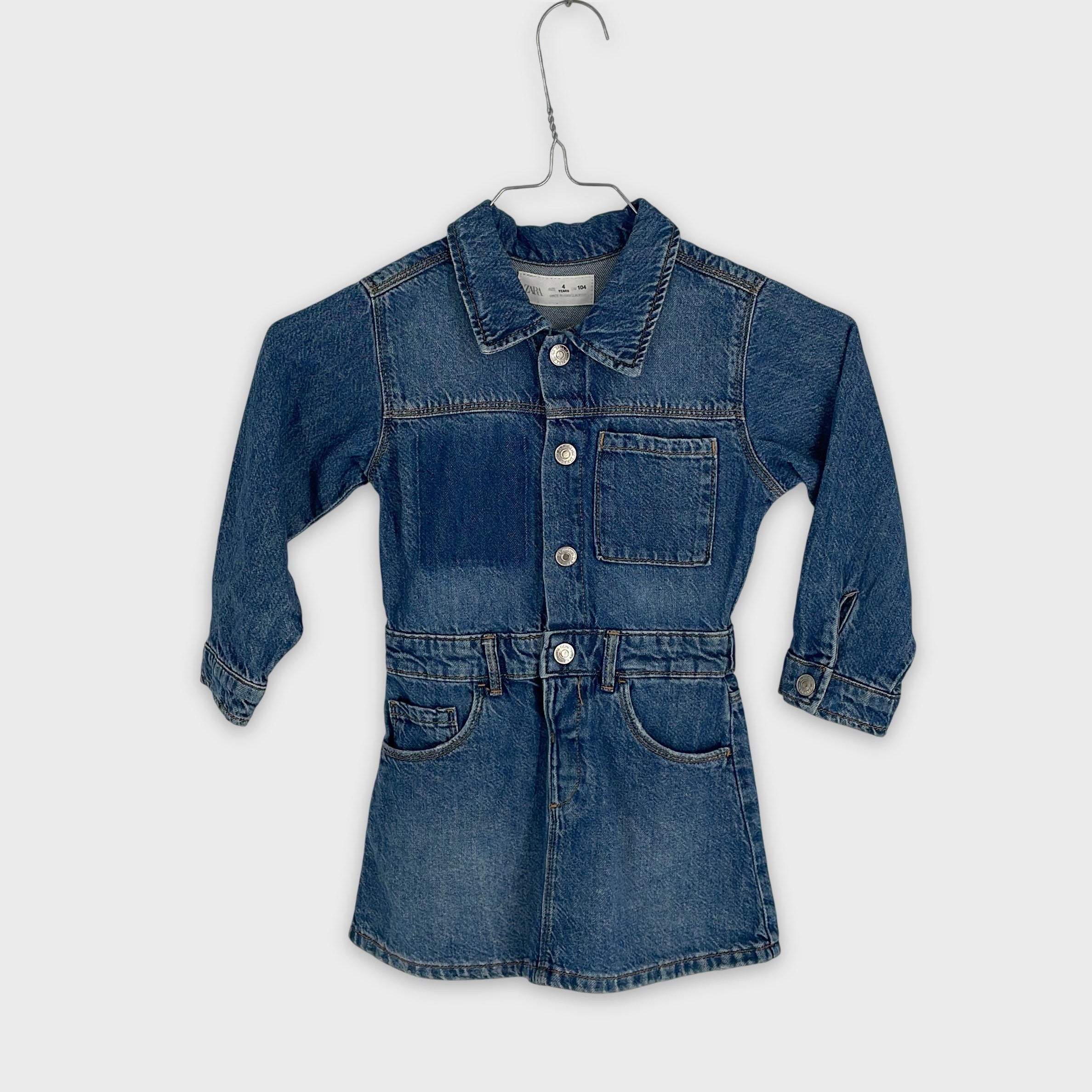 0-Zara - Robe en Jean - 4 ans